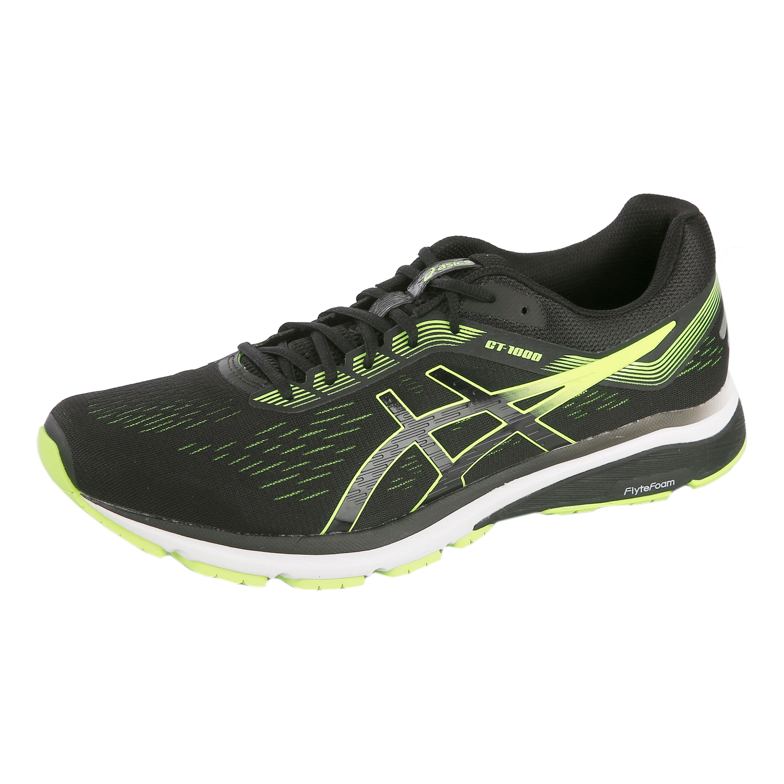 ASICS GT 1000 7 Stabilitatsschuh Herren Schwarz Neongelb online kaufen Running Point DE