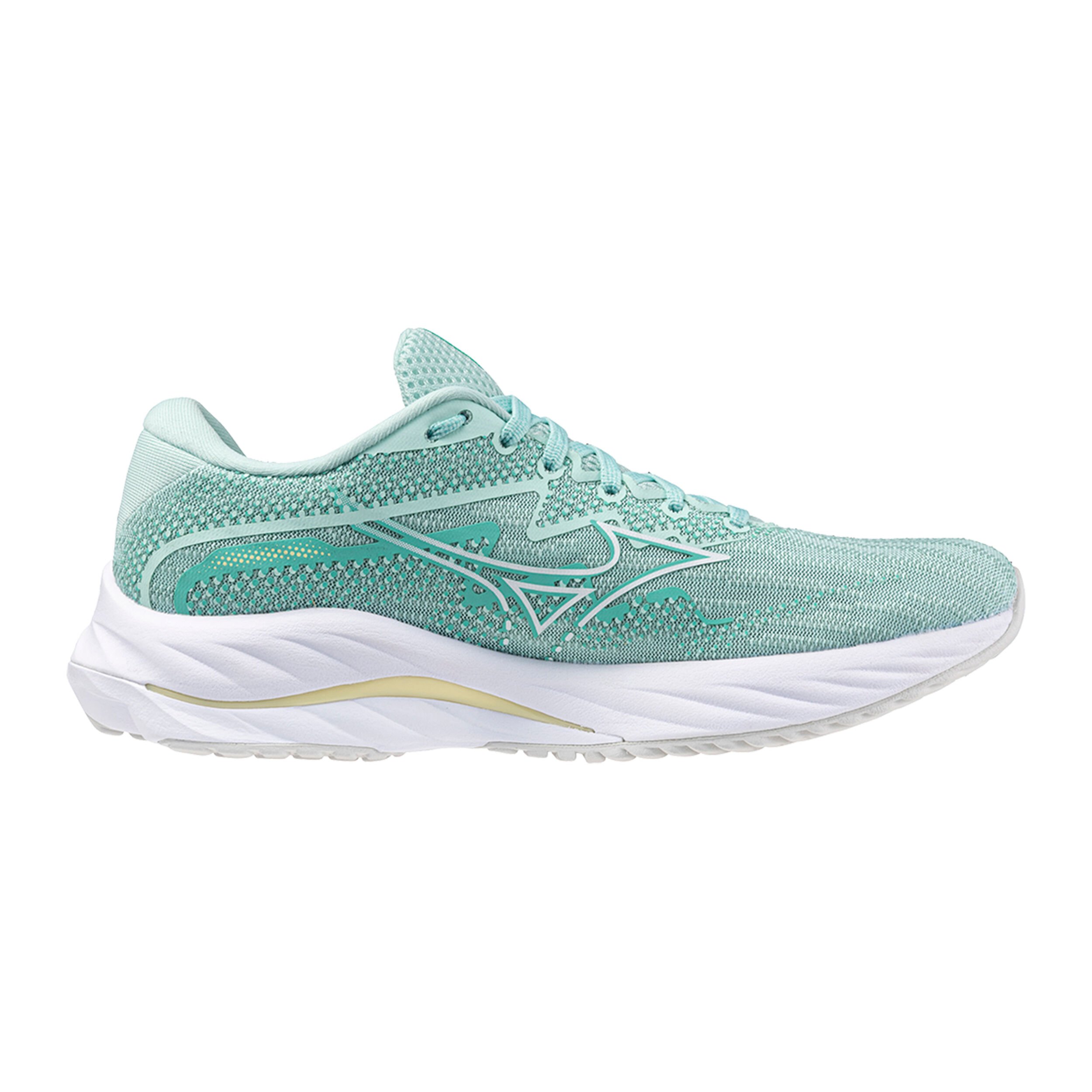 Mizuno Wave Rider 27 Neutralschuh Damen Mint WeiB online kaufen Running Point DE