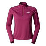 The North Face Bekleidung The North Face Sunriser 1/4 Zip Laufshirt Damen-Berry