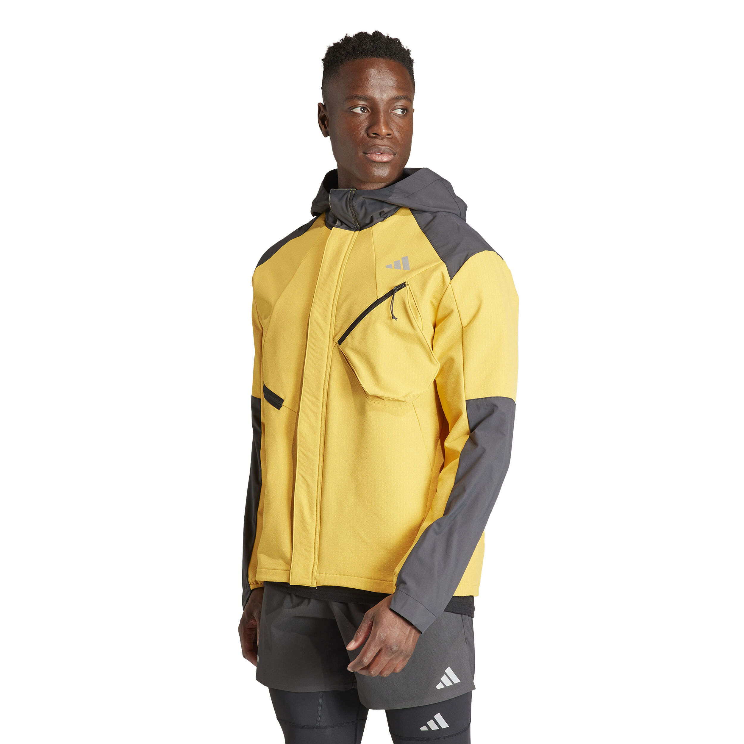 Laufjacke herren gelb