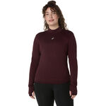 ASICS Bekleidung ASICS Road Winter Seamless Laufshirt Damen - dunkelrot, 