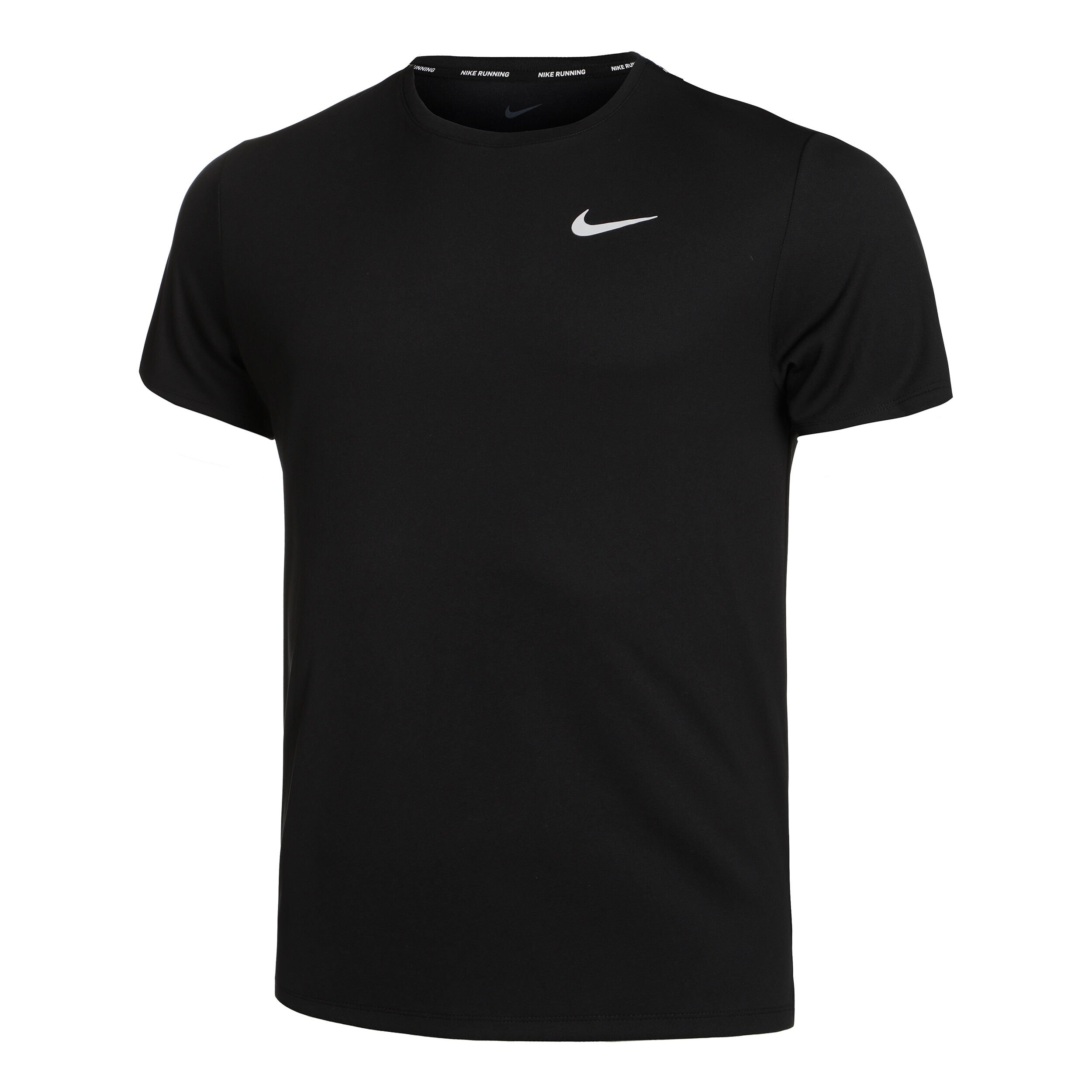 Nike Dri Fit Miler UV Laufshirt Herren Schwarz Grau online kaufen Running Point DE