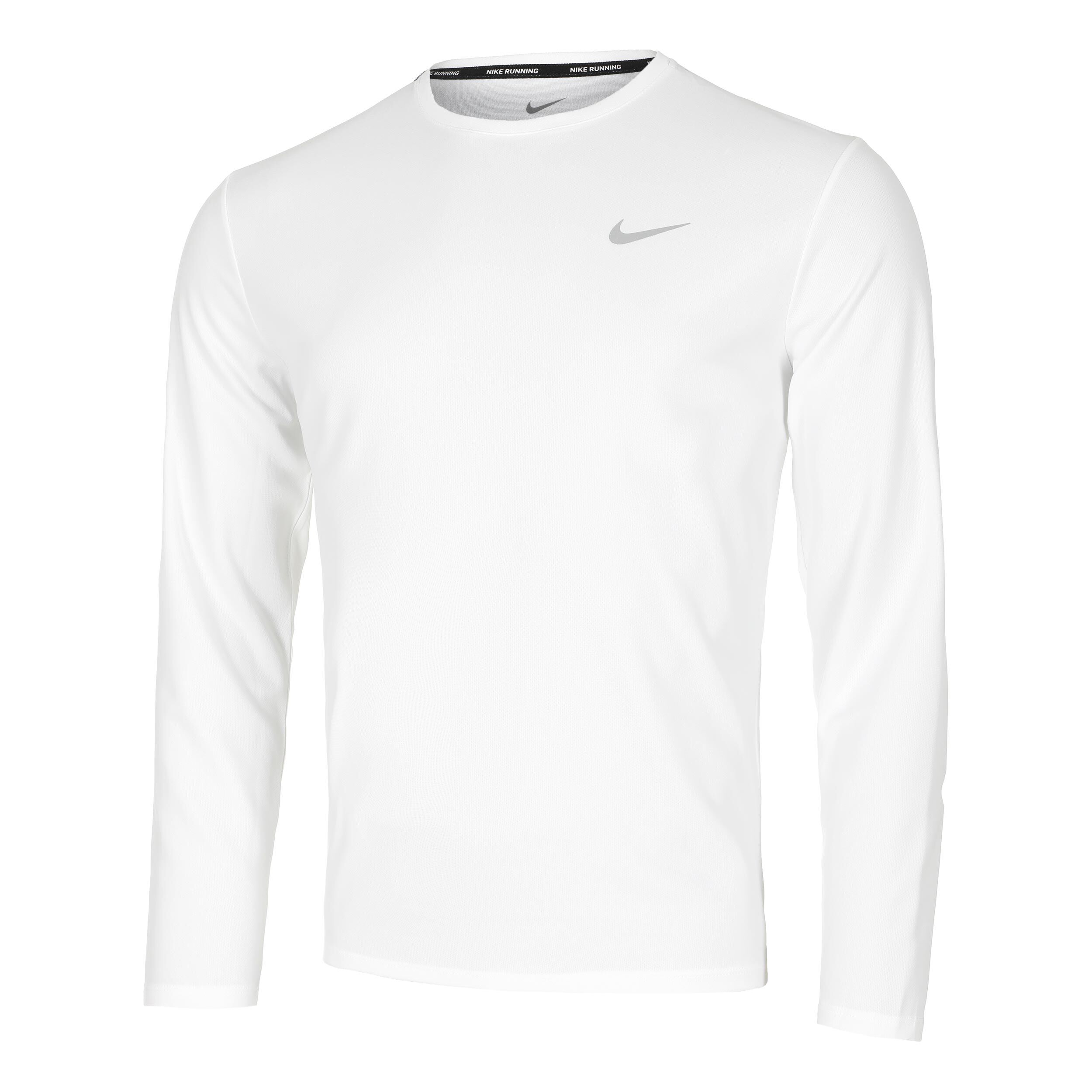 White dri fit long sleeve shirt discount