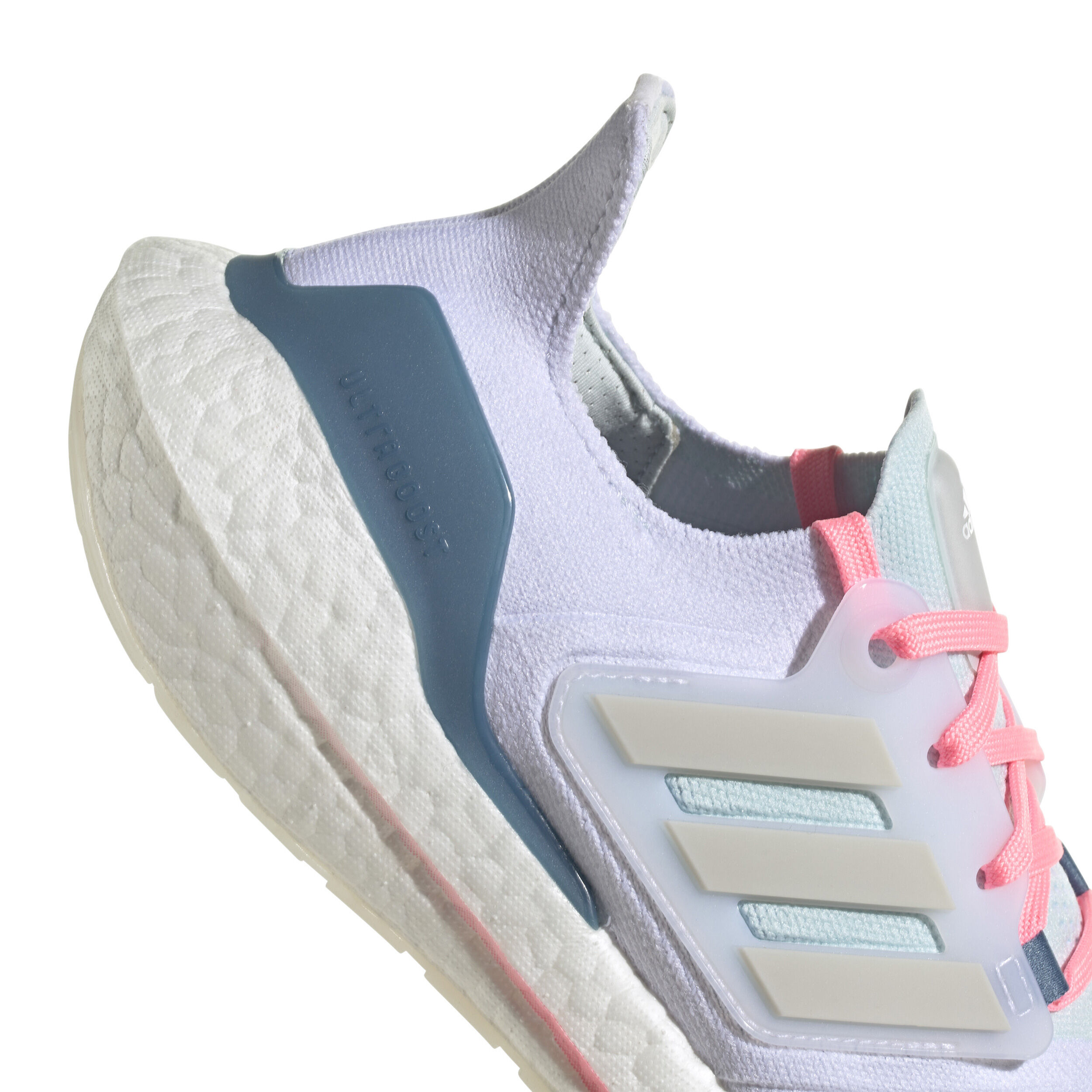 Ultra Boost 22 Neutralschuh Damen WeiB Grau