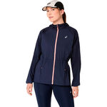 ASICS Bekleidung ASICS Road Laufjacke Damen-dunkelblau