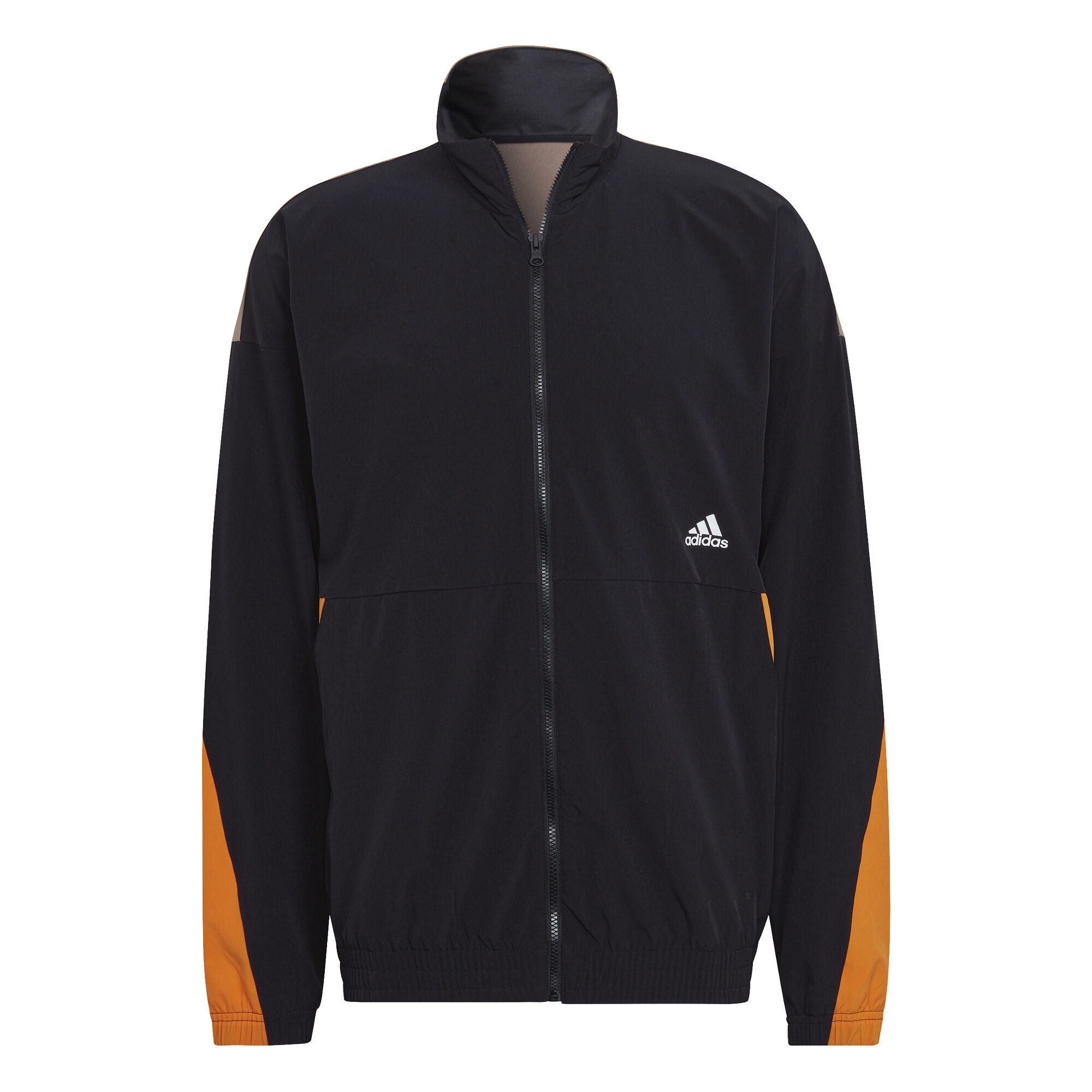 Adidas trainingsjacke outlet schwarz orange