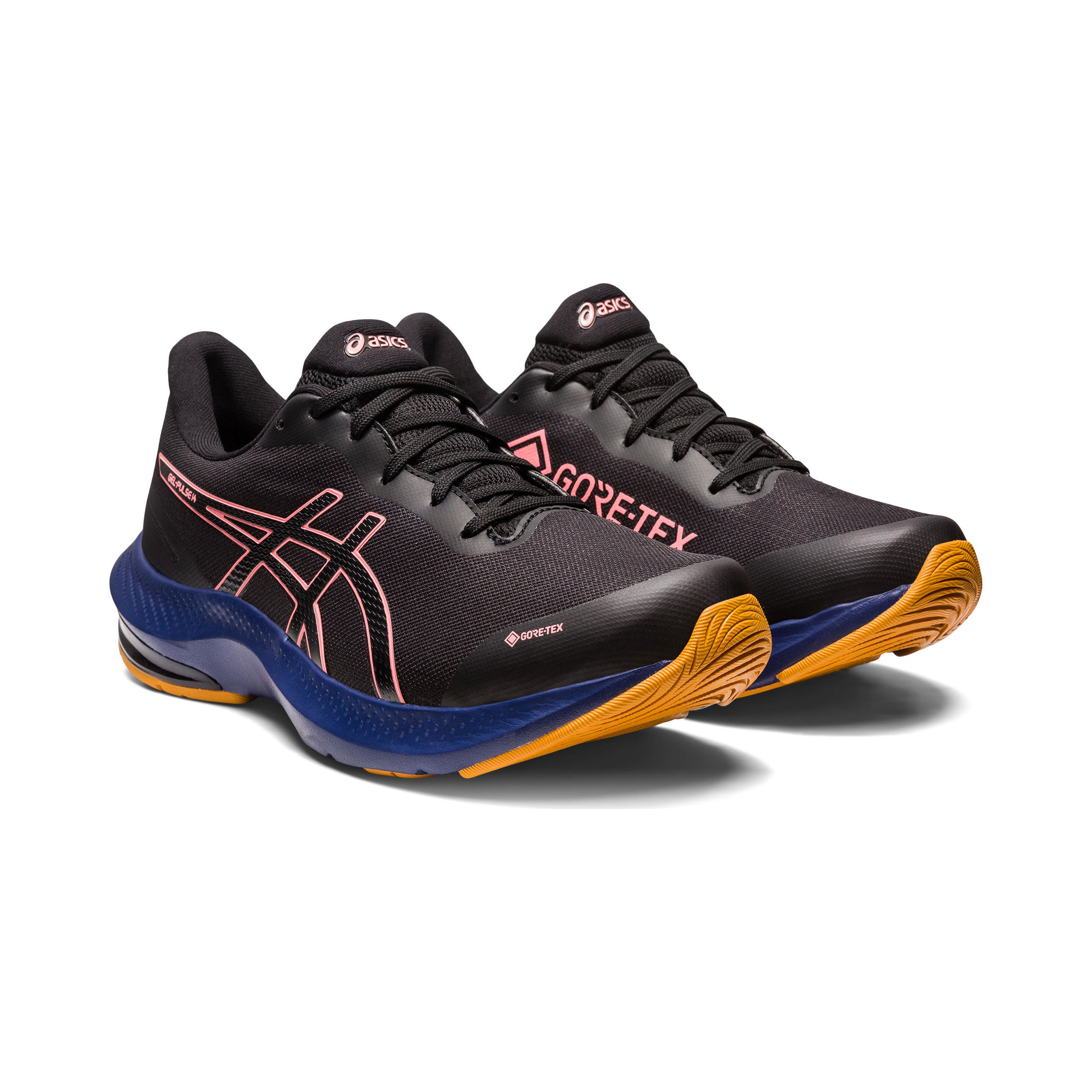 Gel Pulse 14 GTX Trailschuh Damen Schwarz Orange