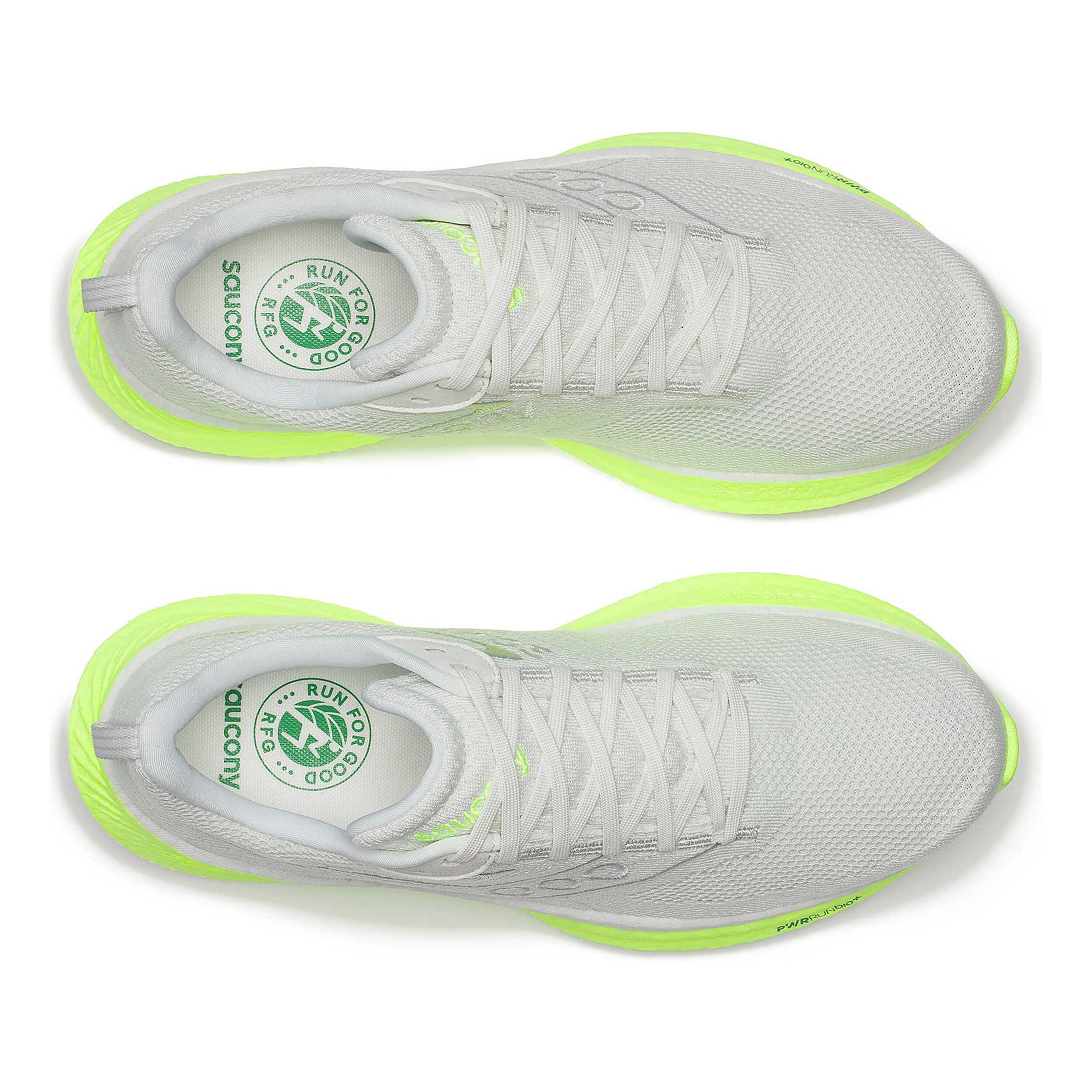 Saucony Ride RFG Neutralschuh Herren WeiB Neongrun online kaufen Running Point DE