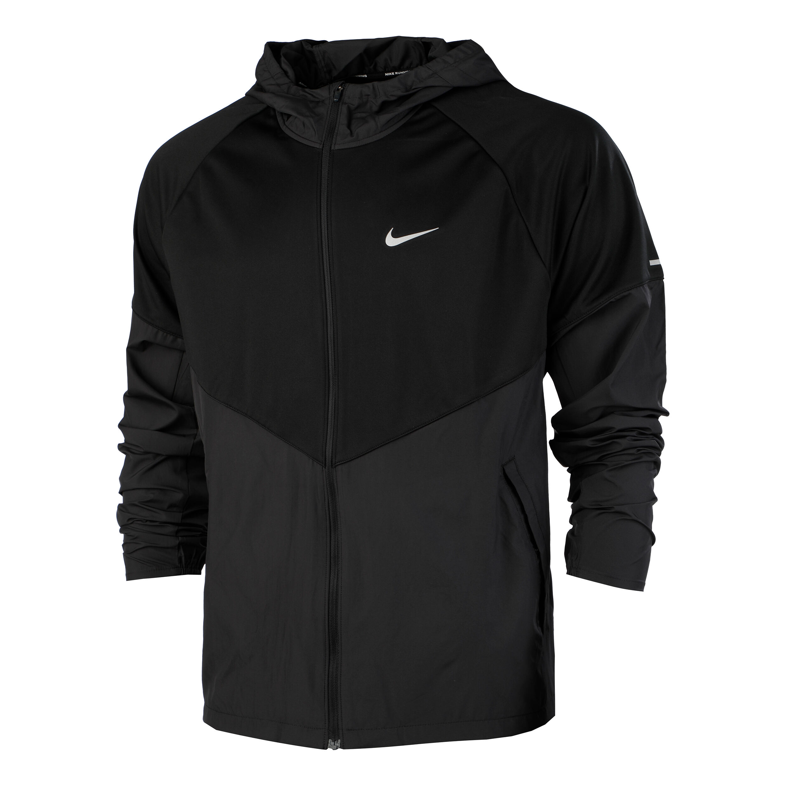 Black nike mens jacket best sale