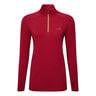 Core Thermal 1/2 Zip Laufshirt Damen-Rot