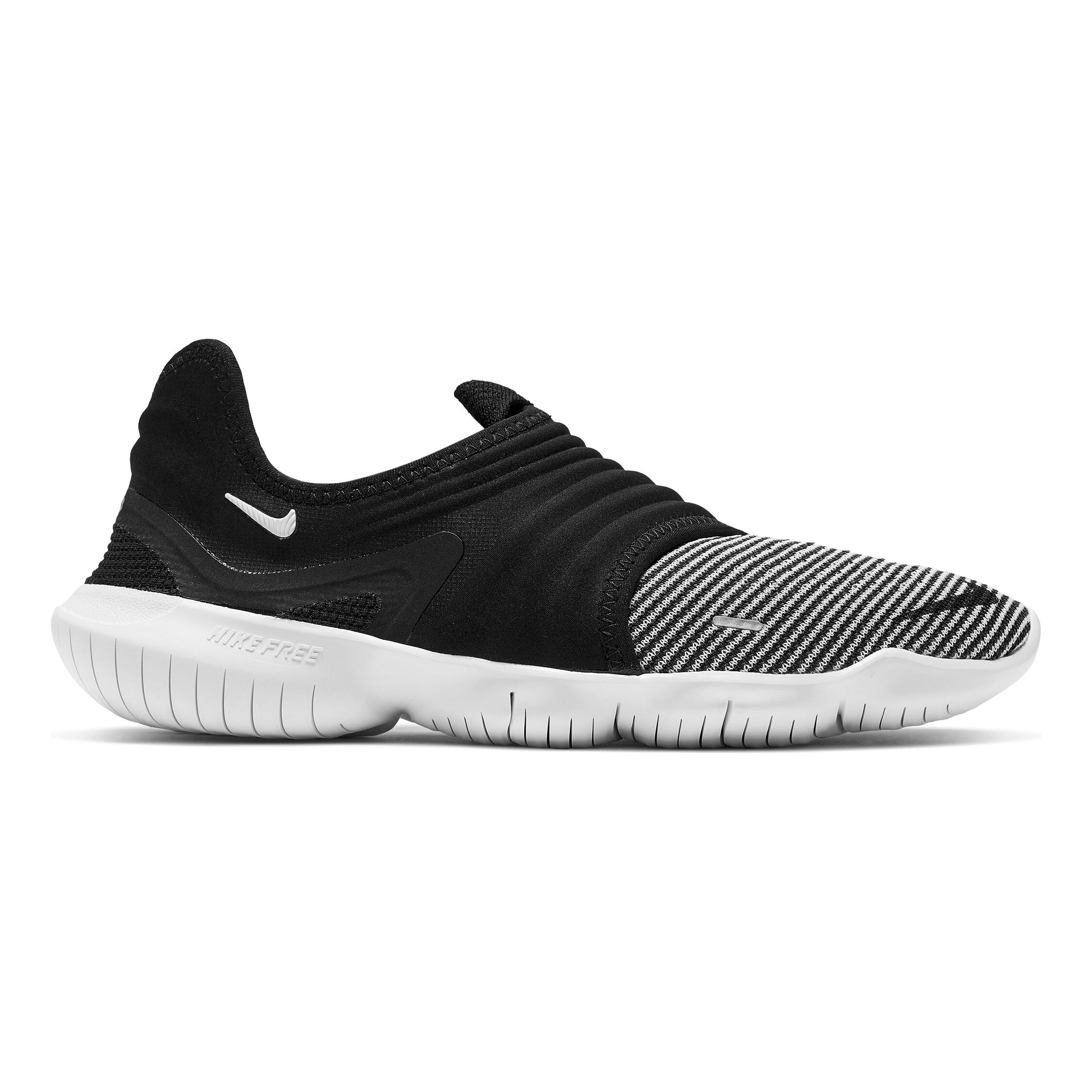 Nike Free Run Flyknit 3.0 Natural Running Schuh Damen Schwarz WeiB online kaufen Running Point DE