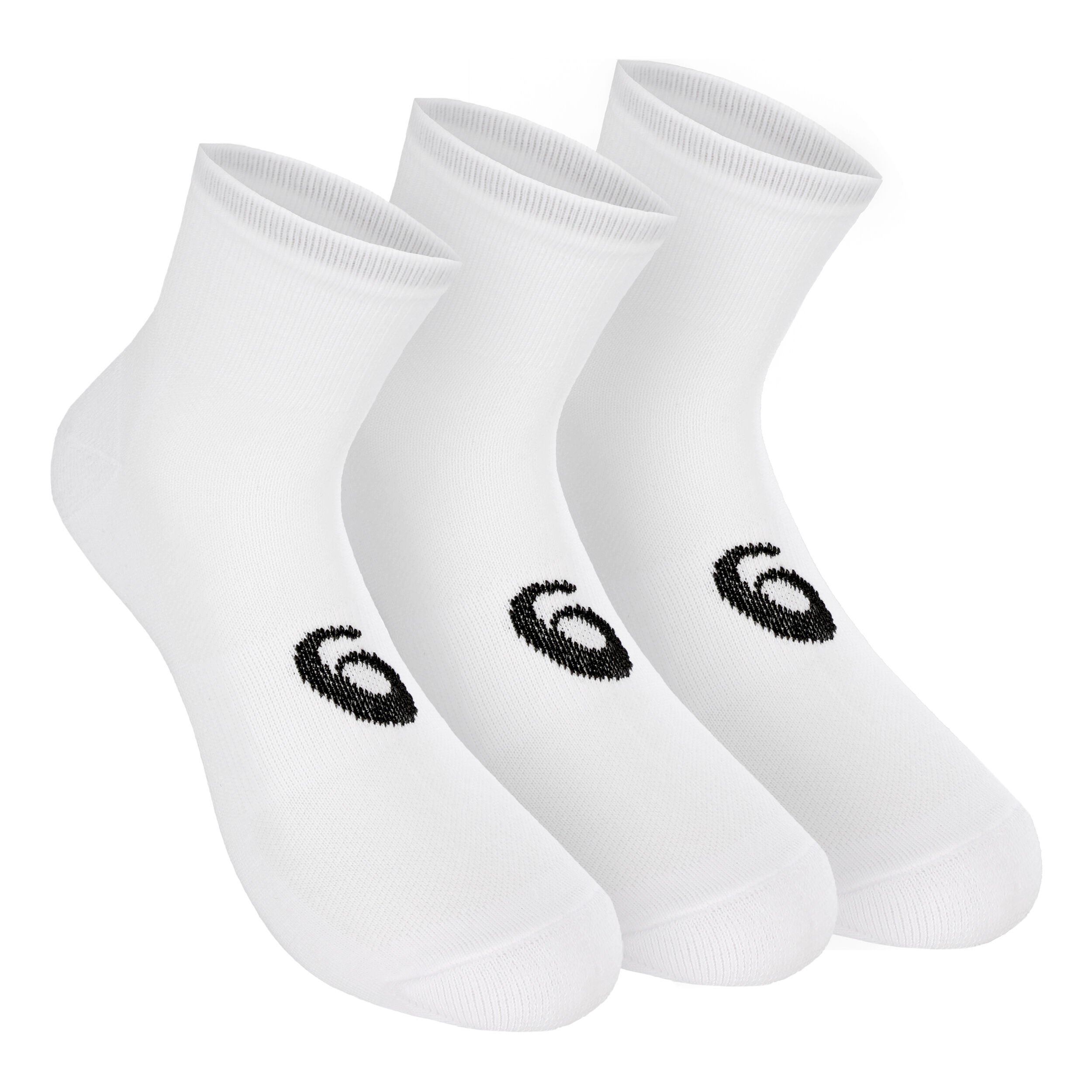 Quarter Sportsocken 3er Pack WeiB Schwarz