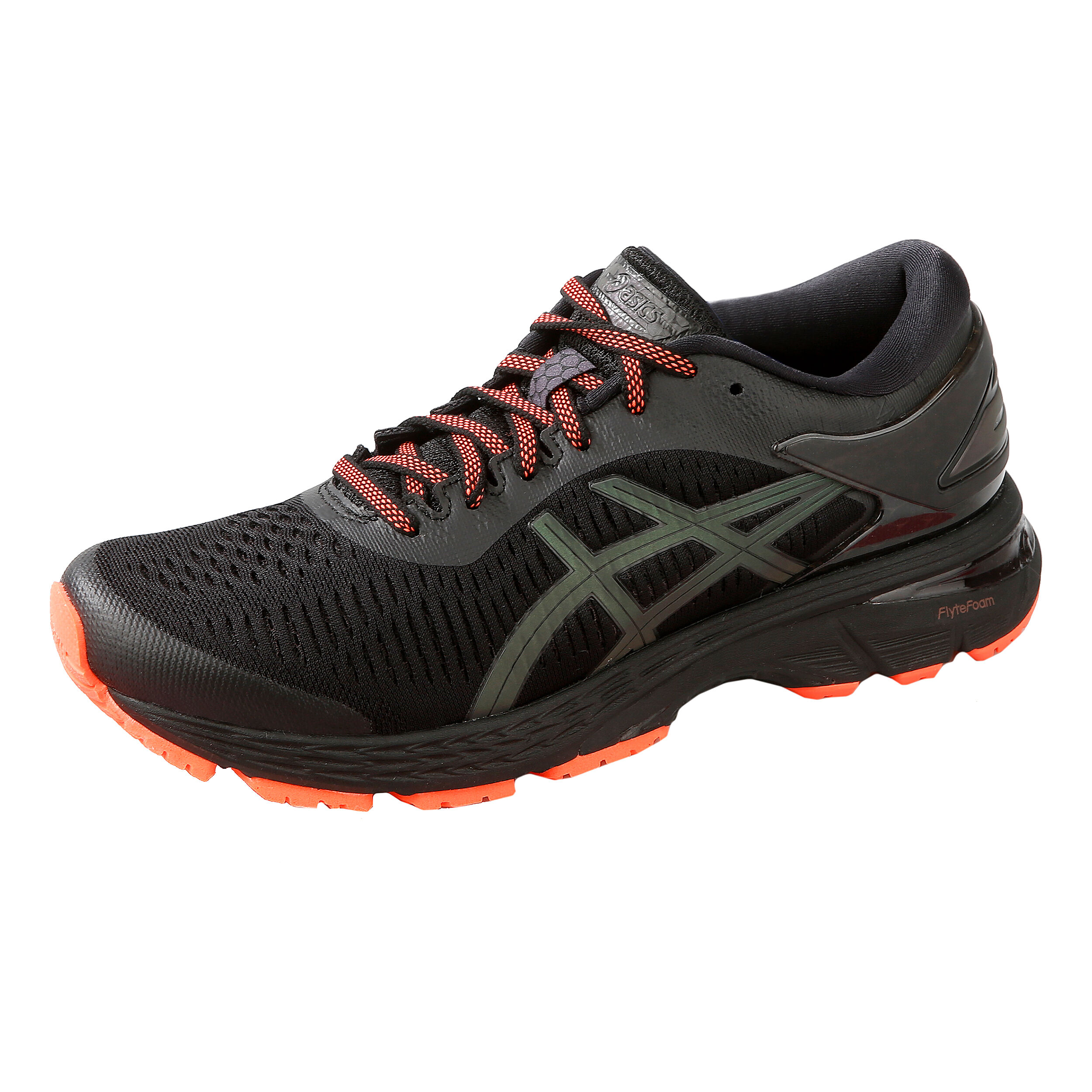 Gel Kayano 25 Lite Show Stabilitatsschuh Damen Schwarz Dunkelgrau