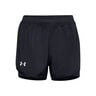 Fly By 2.0 2in1 Shorts Damen-Schwarz,Silber