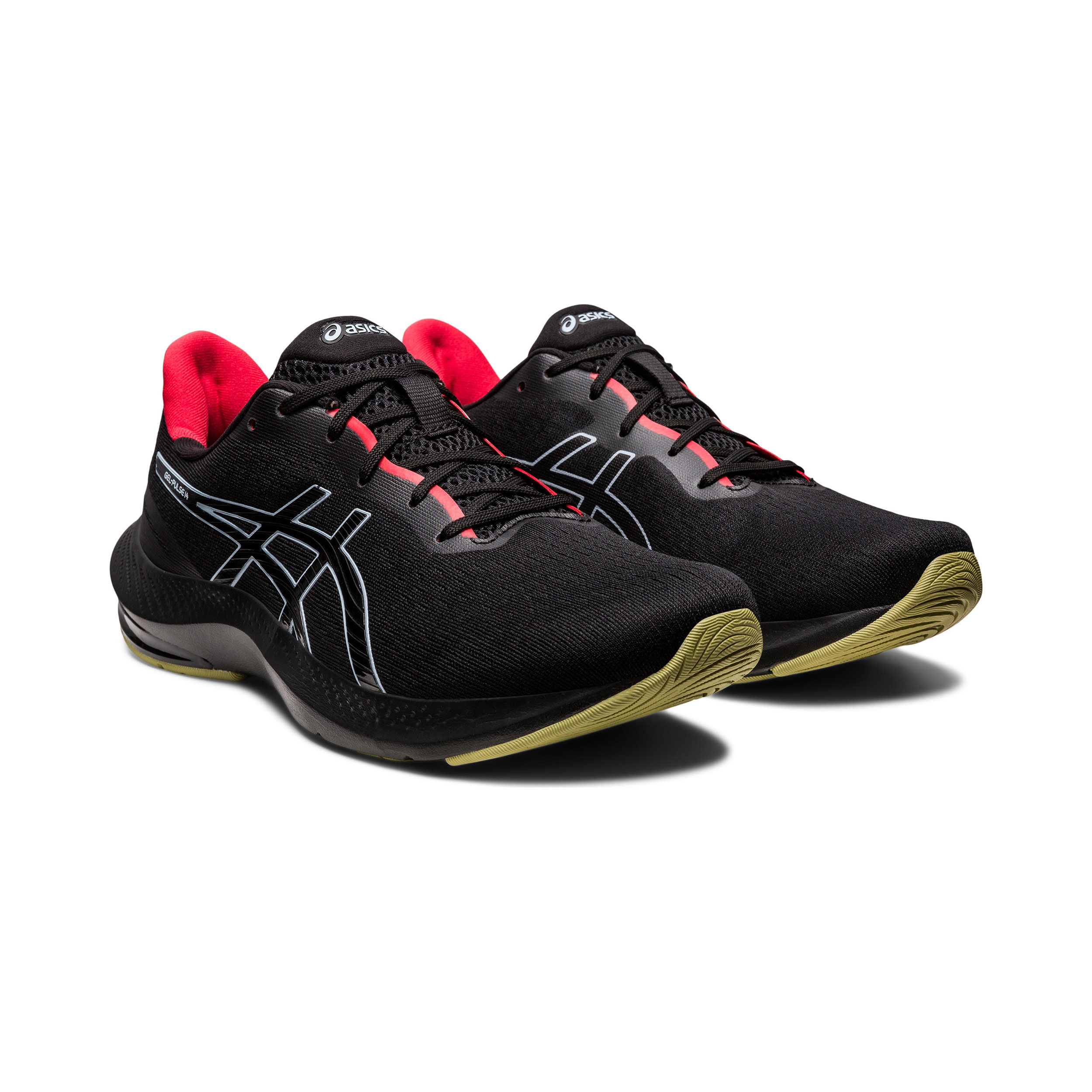 Gel Pulse 14 Neutralschuh Herren Schwarz Rot