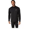 Core Winter 1/2 Zip Laufshirt Herren-Schwarz
