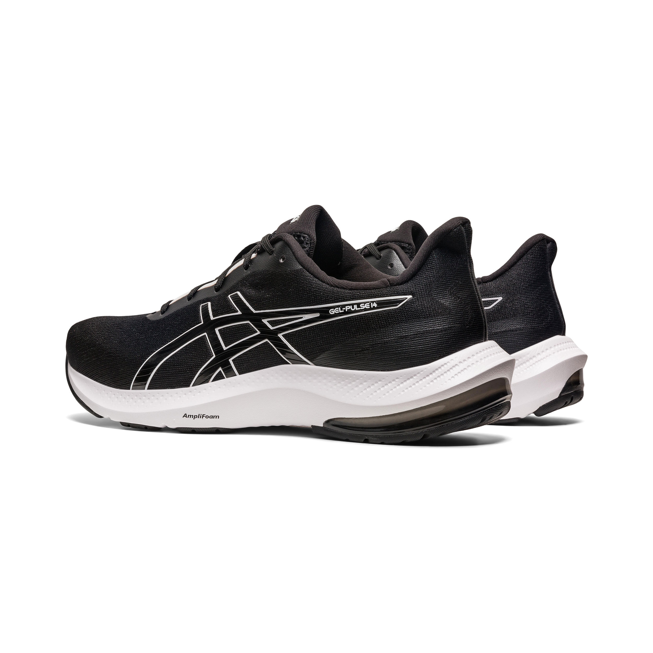 Gel Pulse 14 Neutralschuh Herren Schwarz WeiB