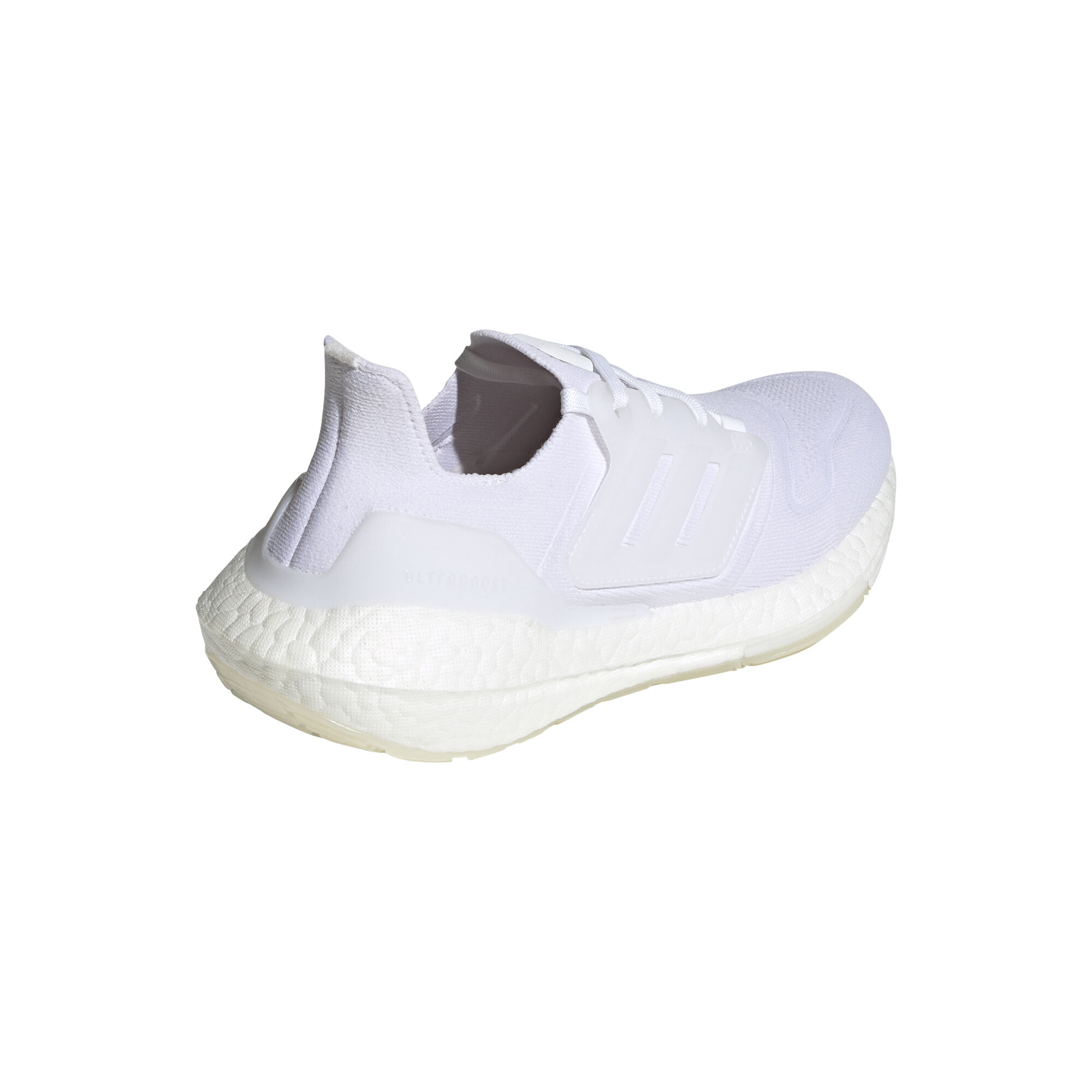 All white adidas ultra boosts hot sale