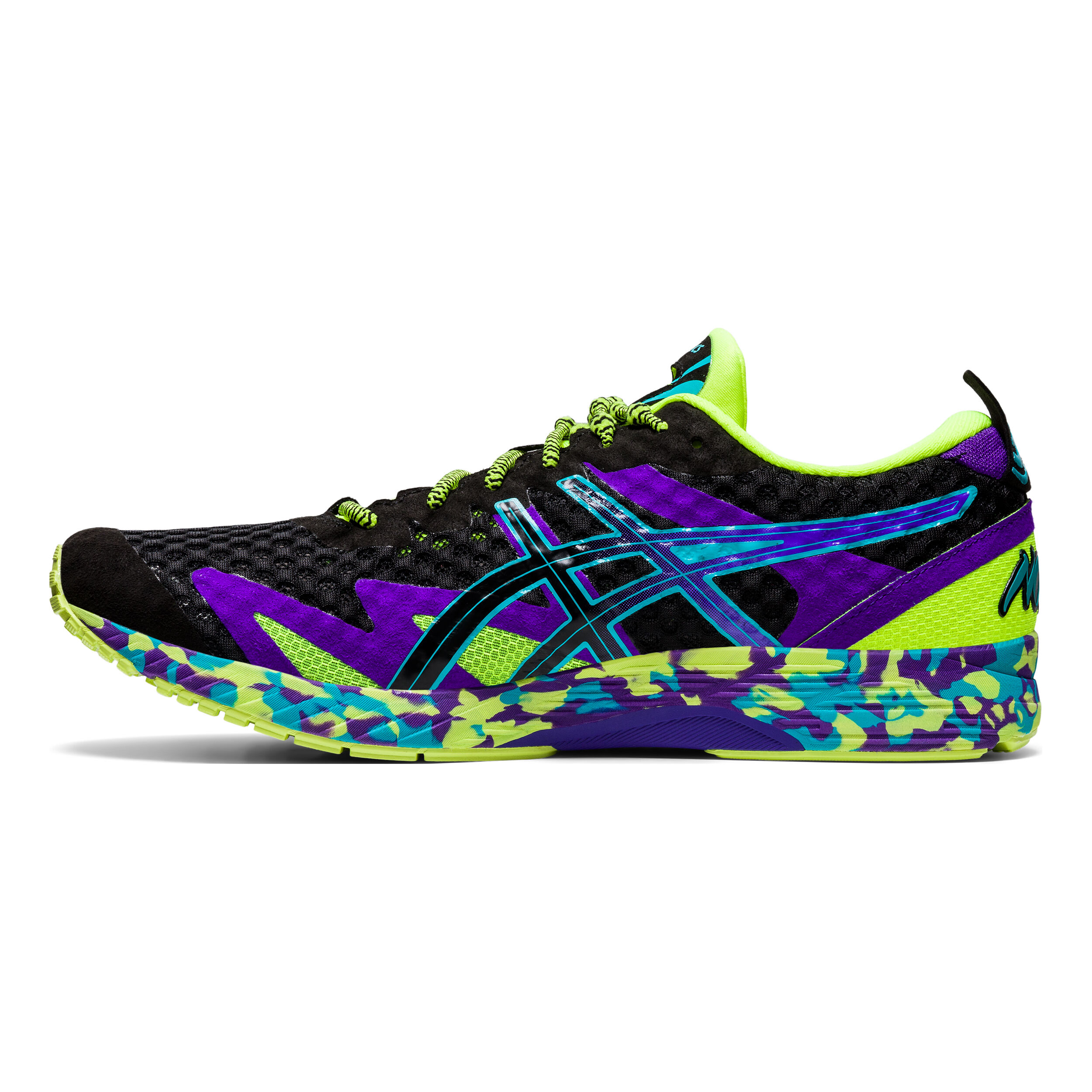 Gel Noosa Tri 12 Wettkampfschuh Herren Schwarz Neongrun