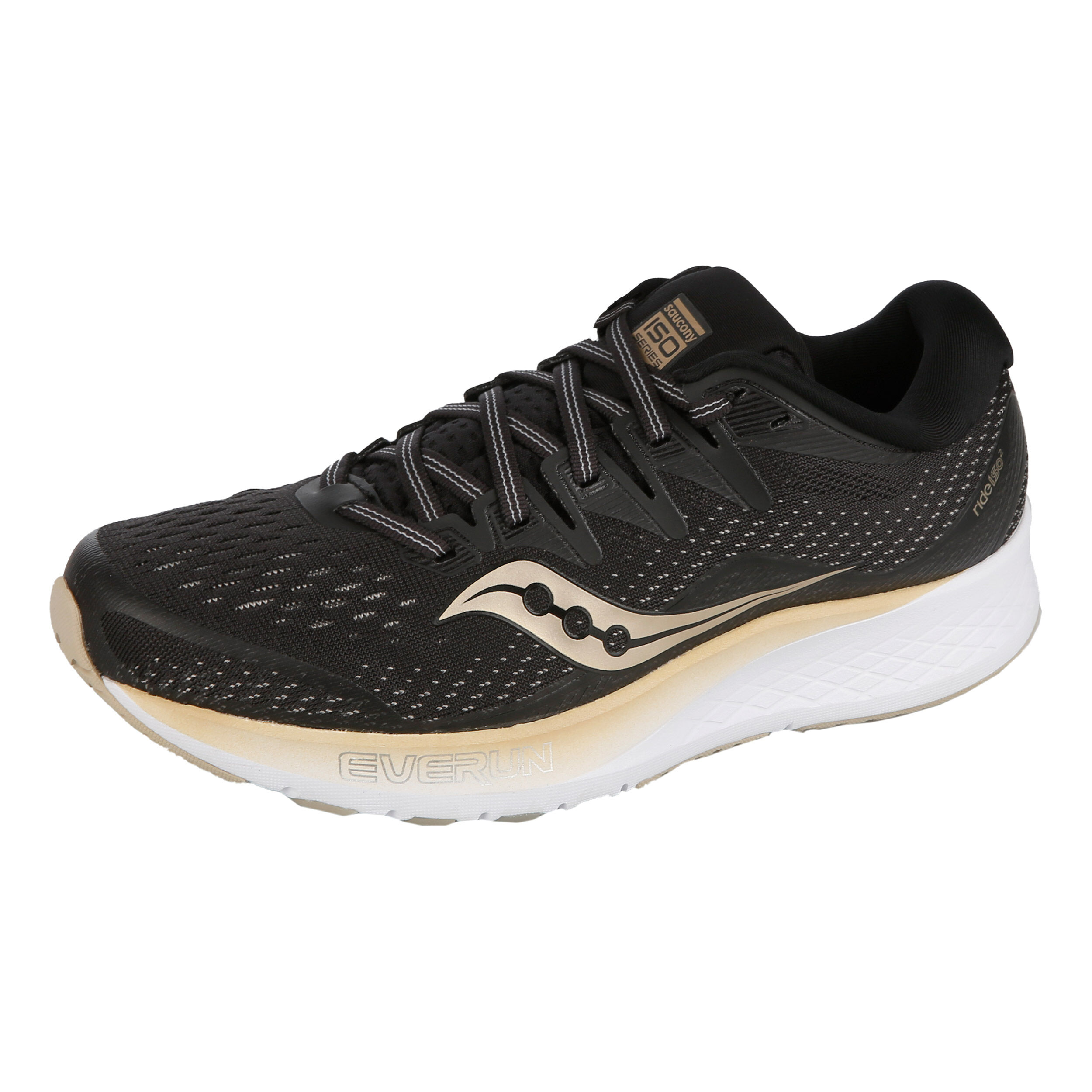 Saucony Ride Iso 2 Neutralschuh Damen Schwarz Gold online kaufen Running Point DE