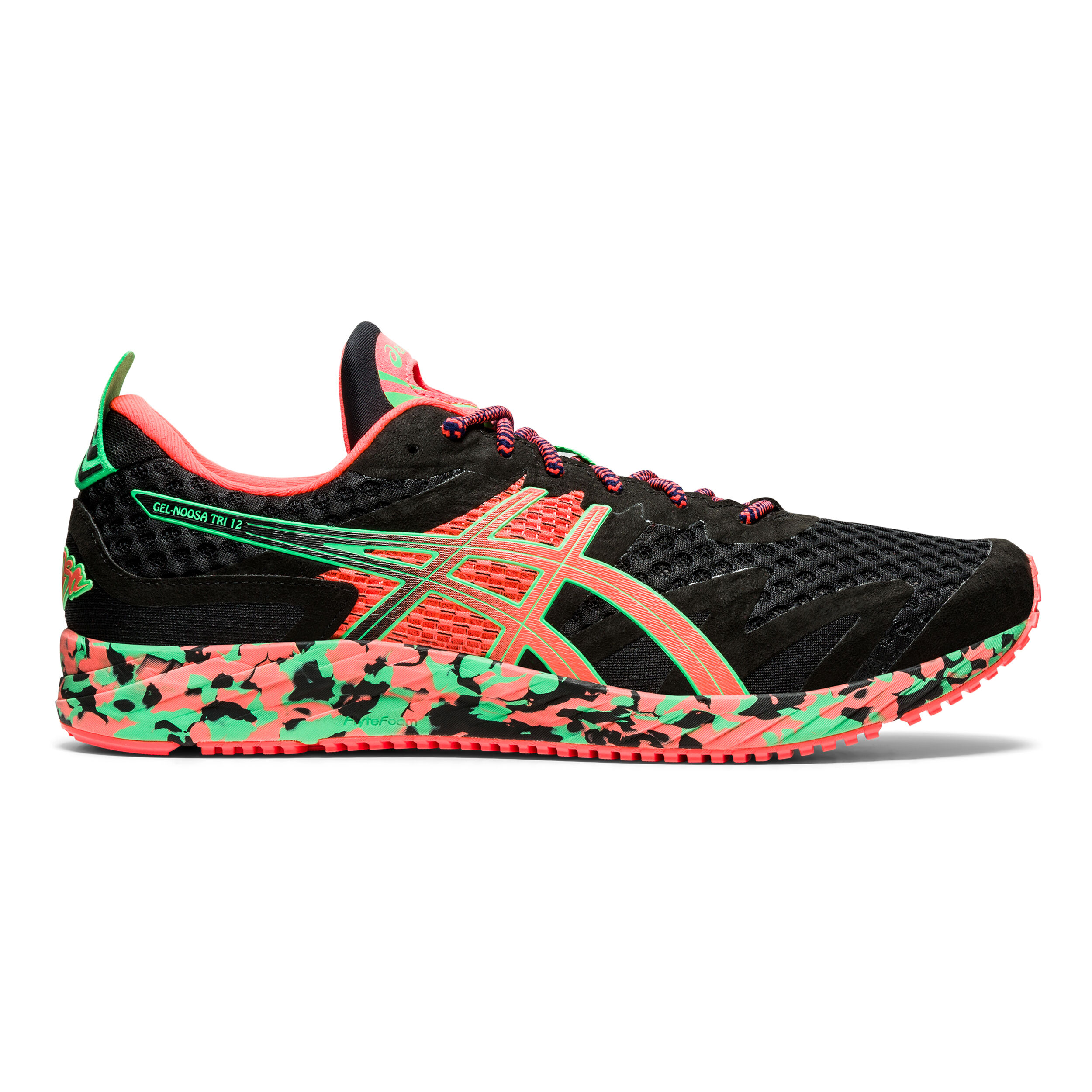 ASICS Gel Noosa Tri 12 Wettkampfschuh Herren Schwarz Koralle online kaufen Running Point DE