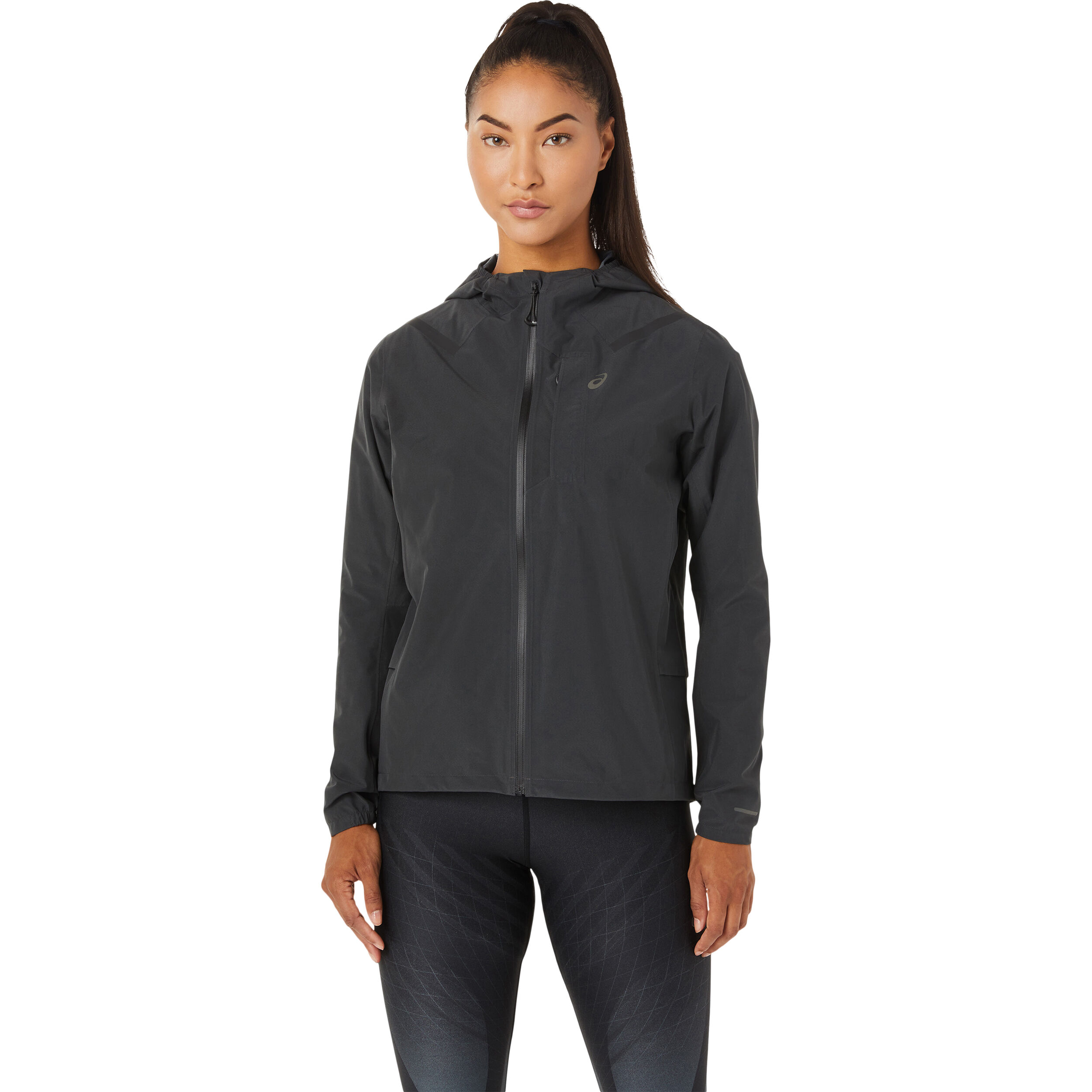 Asics accelerate waterpoof women's running jacket clearance