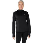 ASICS Bekleidung ASICS Road Winter Laufshirt Damen-Schwarz
