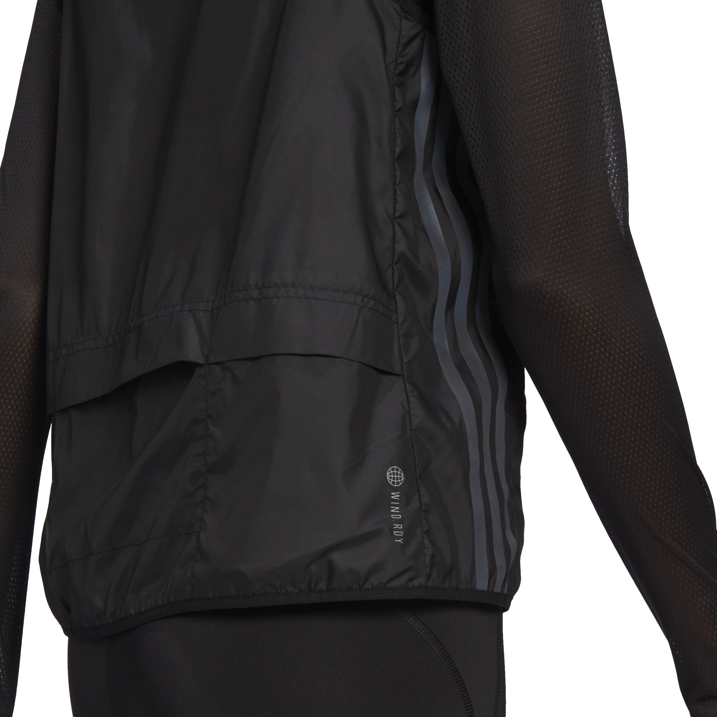 adidas RI 3 Stripes Laufweste Damen Schwarz online kaufen