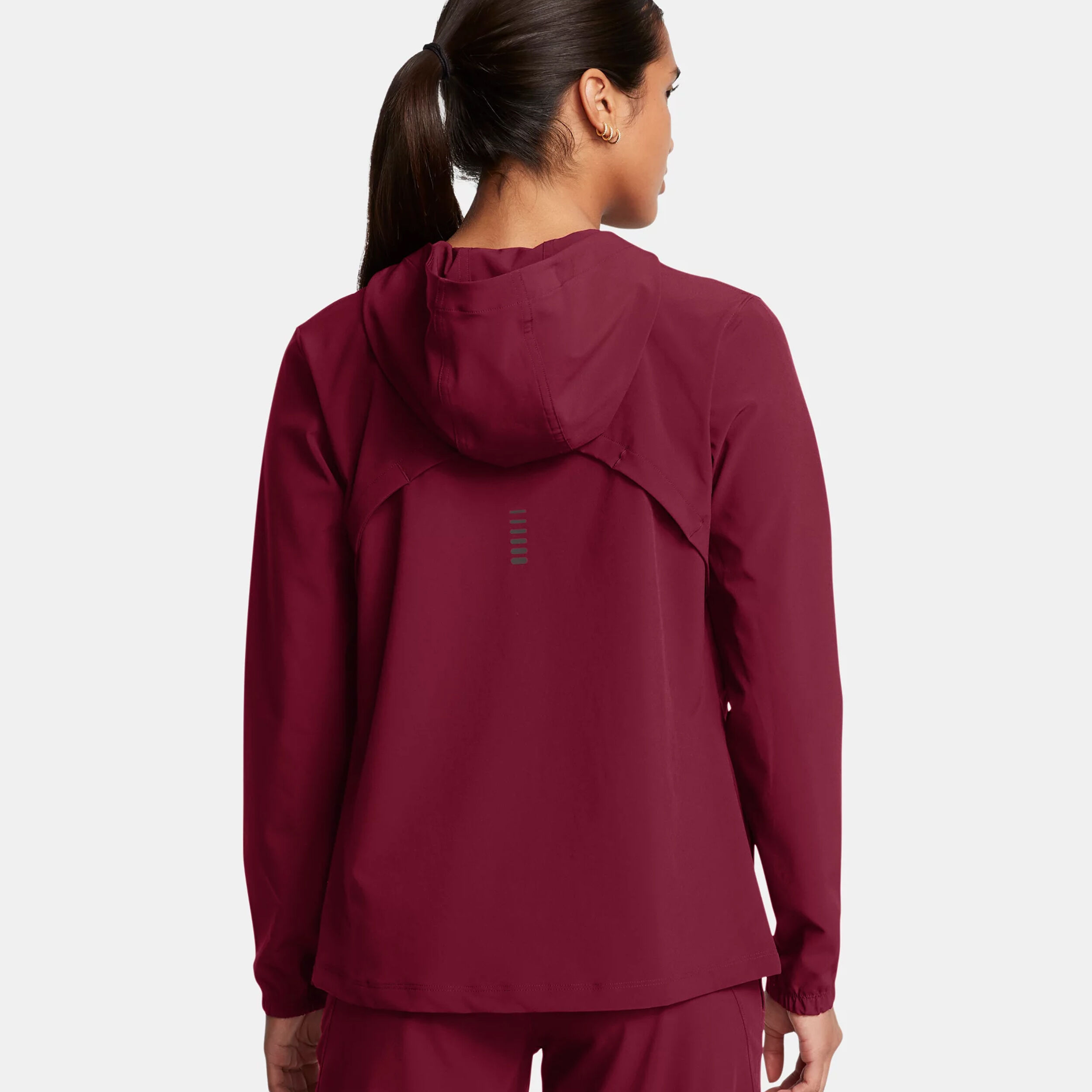 Under Armour Outrun The Storm Jacket Laufjacke Damen Dunkelrot online kaufen Running Point DE