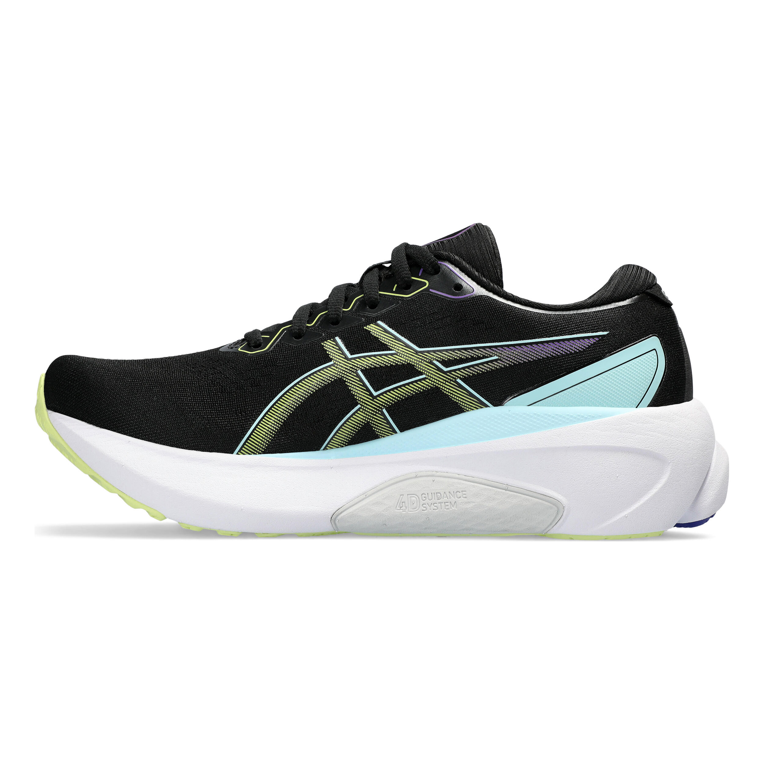 ASICS Gel Kayano 30 Stabilit tsschuh Damen Schwarz Neongelb
