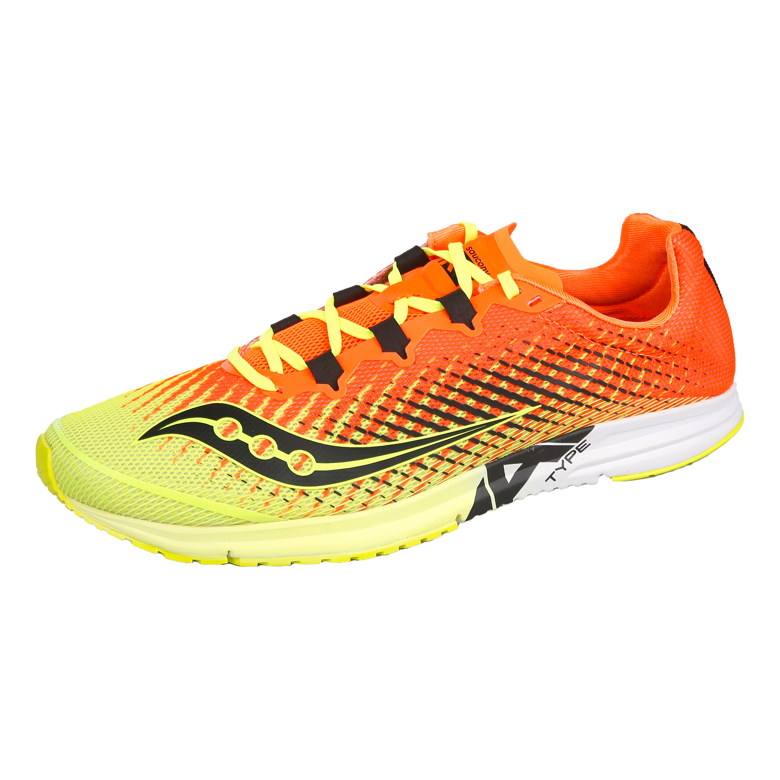 Saucony Type A9 Wettkampfschuh Herren Neonorange Neongelb online kaufen Running Point DE