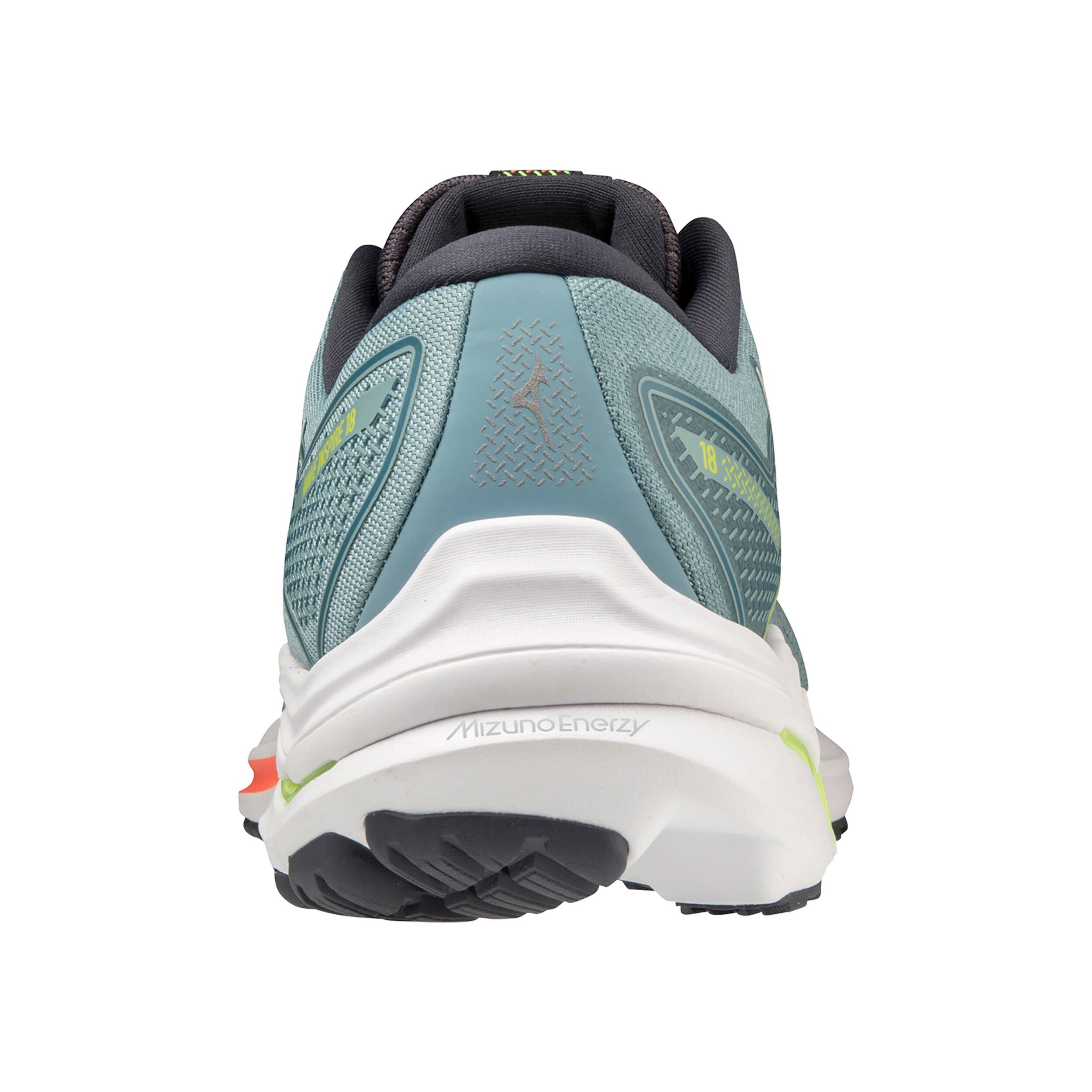 Mizuno Wave Inspire 18 Stabilitatsschuh Herren Grau Grun online kaufen Running Point DE