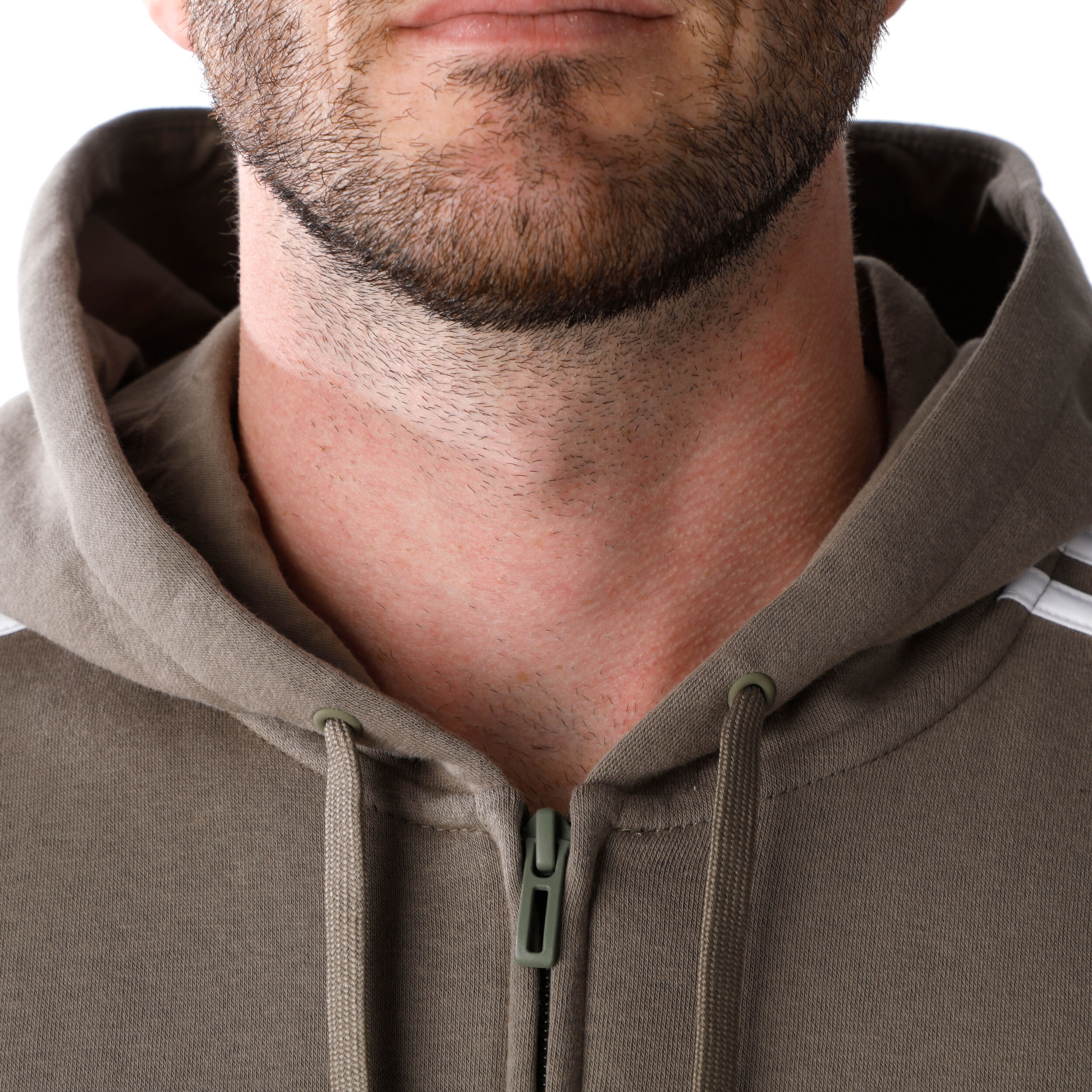 Adidas khaki zip hoodie outlet