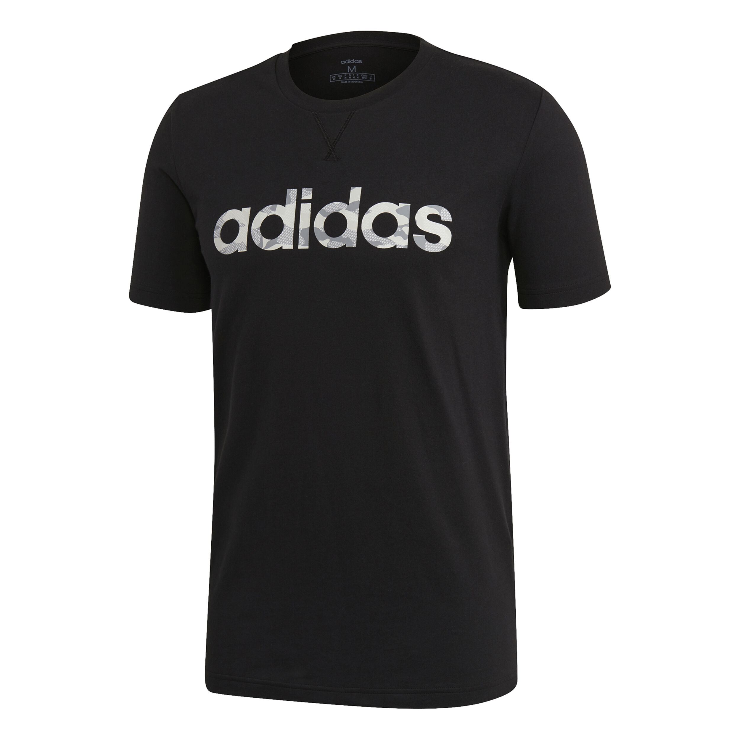adidas Essentials Camo Linear T Shirt Herren Schwarz Mehrfarbig online kaufen Running Point DE