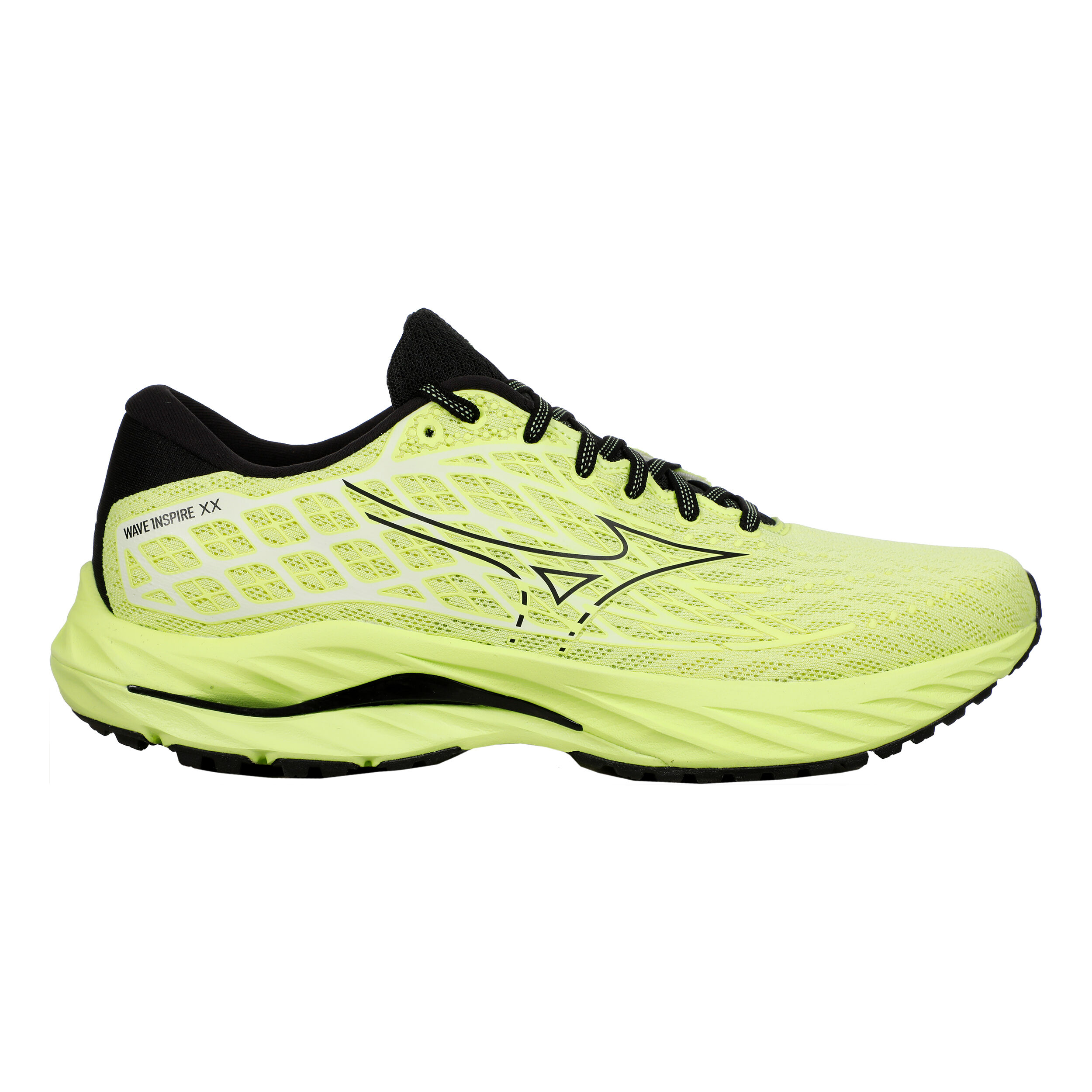 Wave Inspire 20 Stabilitatsschuh Herren Limette Schwarz
