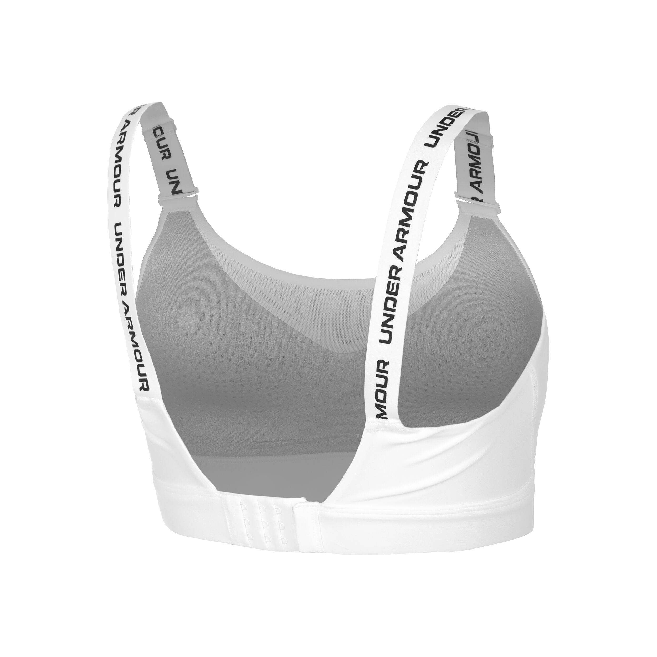 Under armour white sports bra 2025
