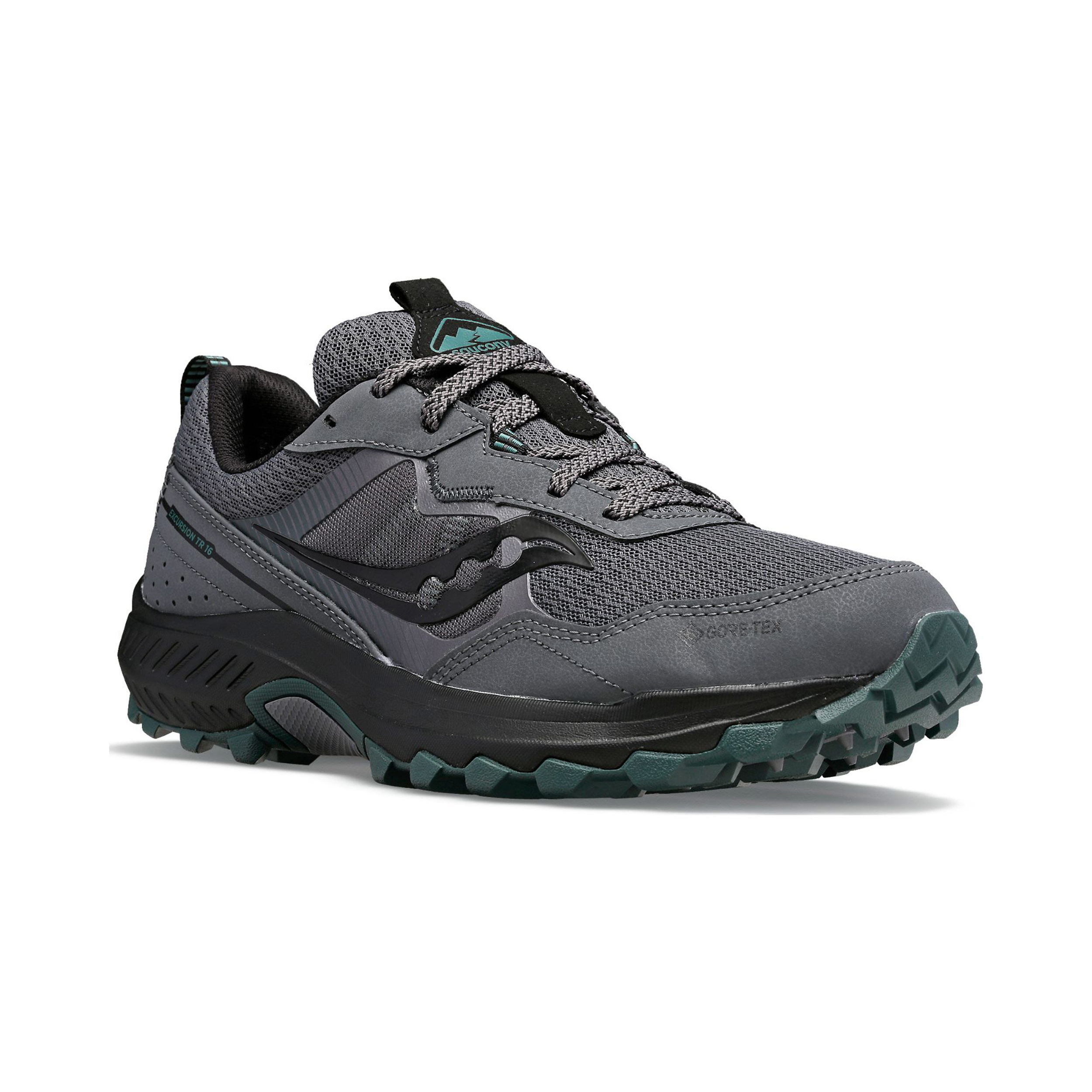 Saucony Excursion TR 16 GTX Trailschuh Herren Grau Grun online kaufen Running Point DE