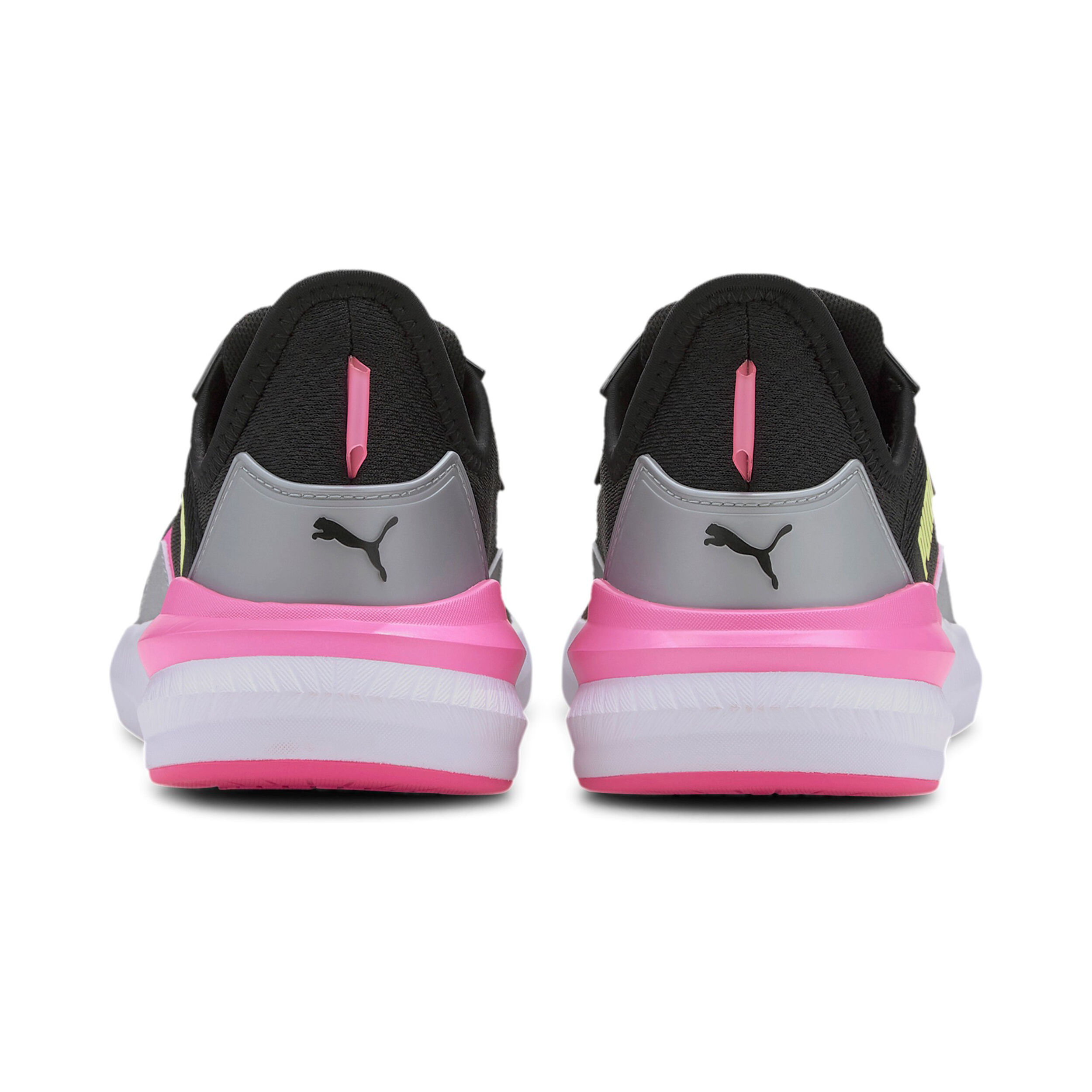 Platinum Metallic Sneaker Damen Schwarz Pink