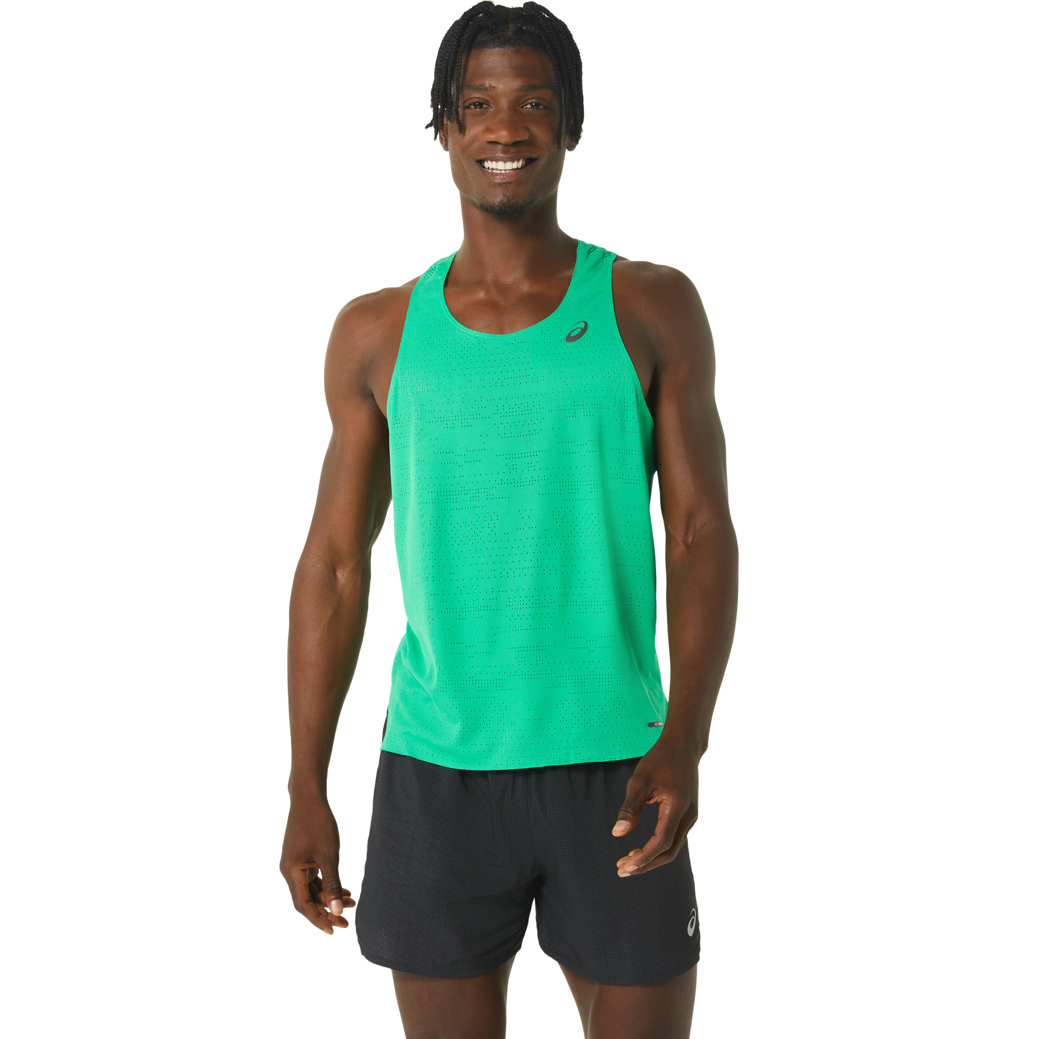 Asics singlet running online