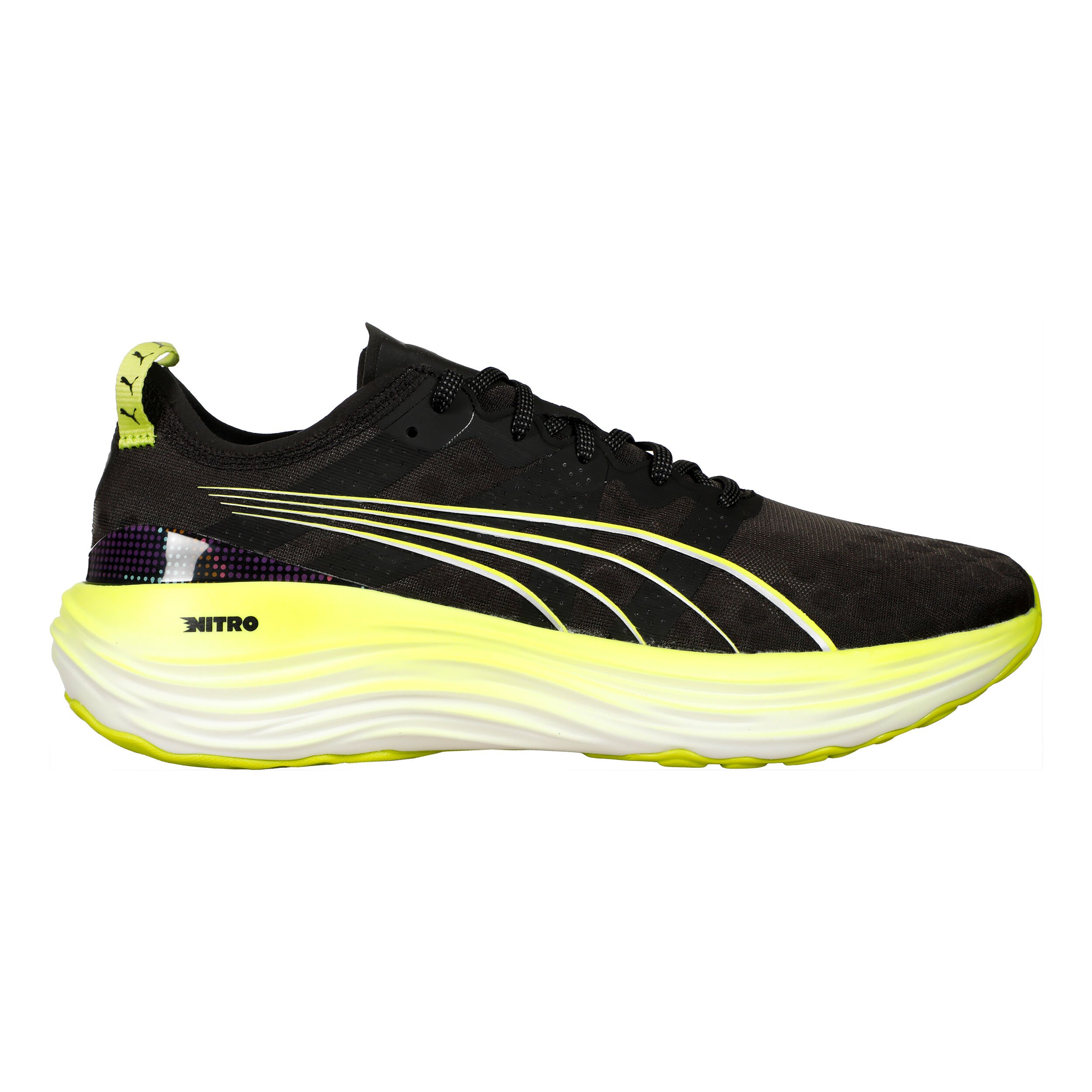 ForeverRun Nitro Psychedelic Rush Stabilitätsschuh Herren - Schwarz