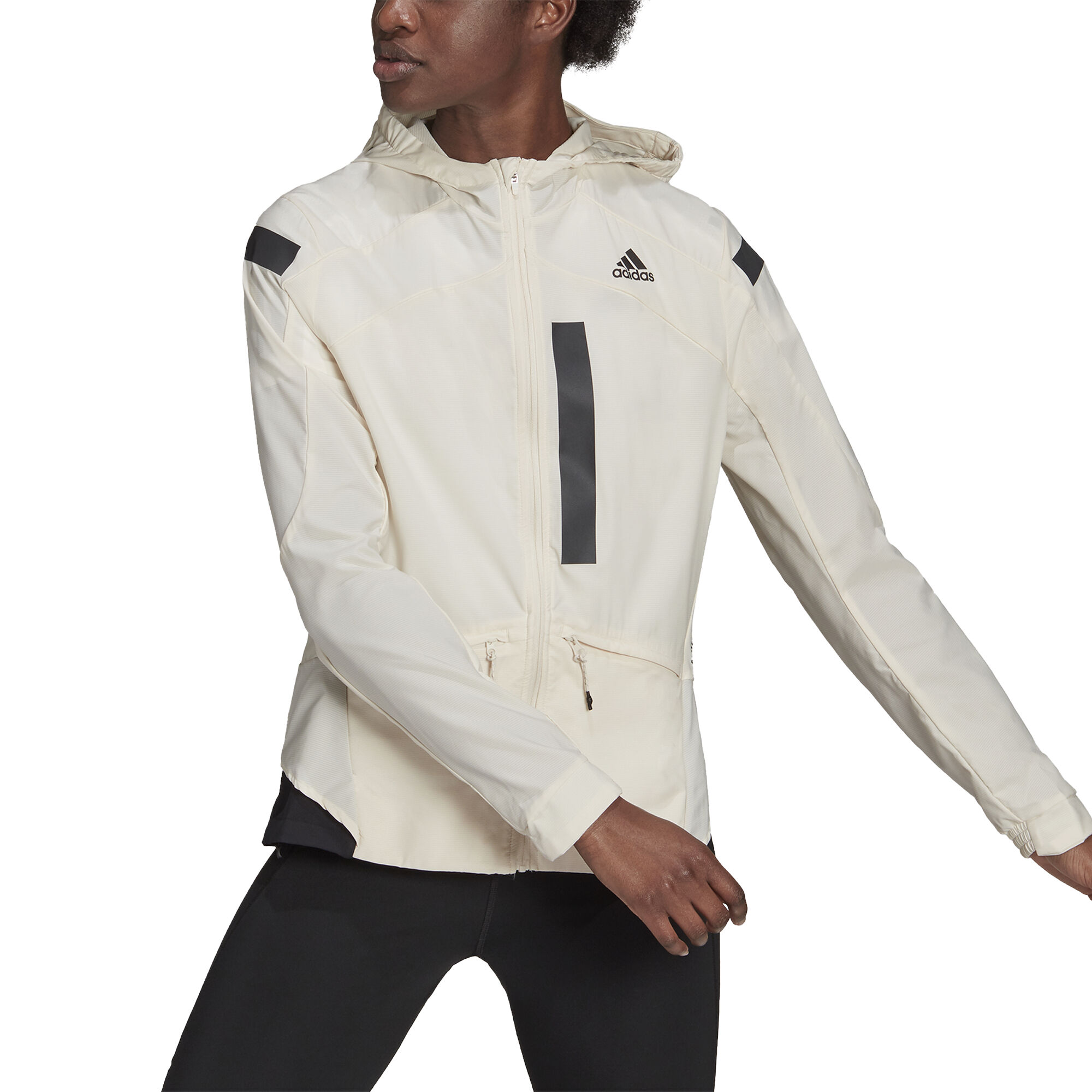 Marathon Laufjacke Damen WeiB