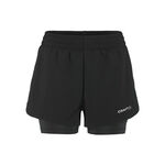Craft Bekleidung Craft ADV Essence 2in1 2 Laufshorts Damen-Schwarz