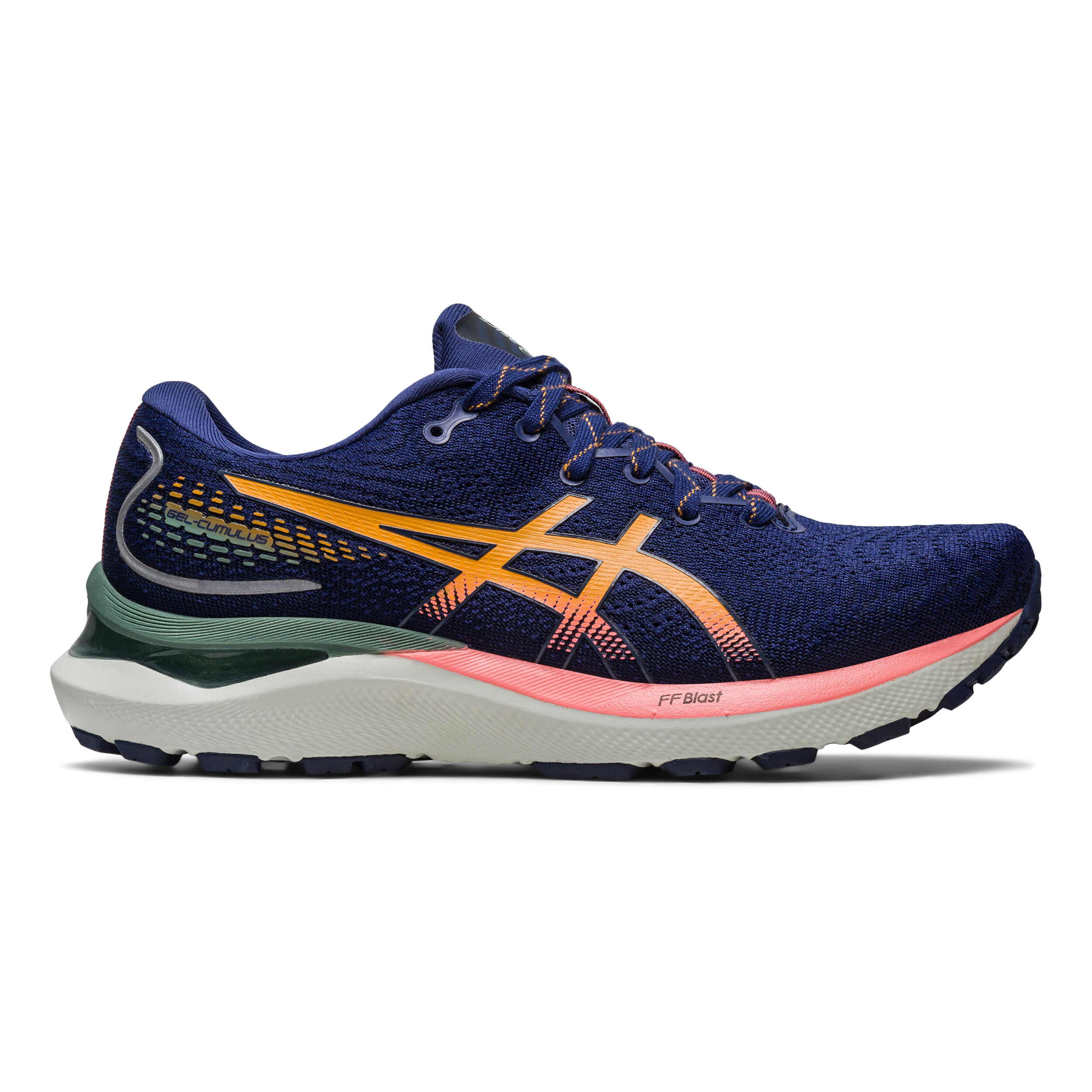 ASICS Gel Cumulus 24 TR Trailschuh Damen Blau Orange online kaufen Running Point DE