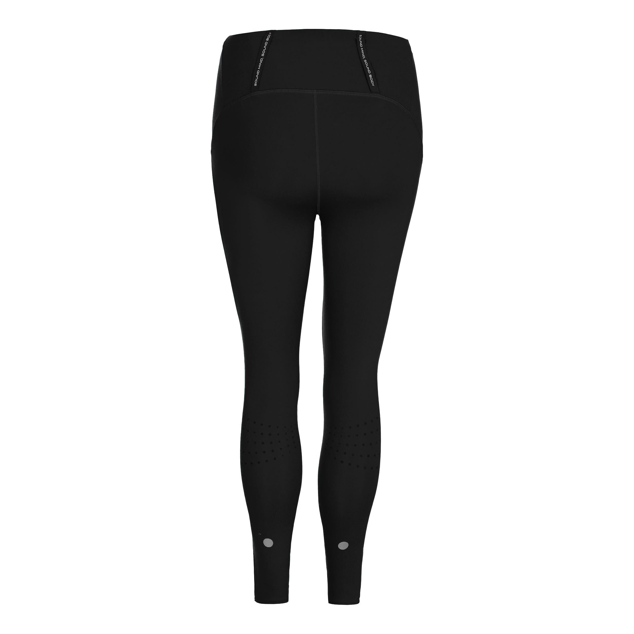Road High Waist Lauftight Damen Schwarz
