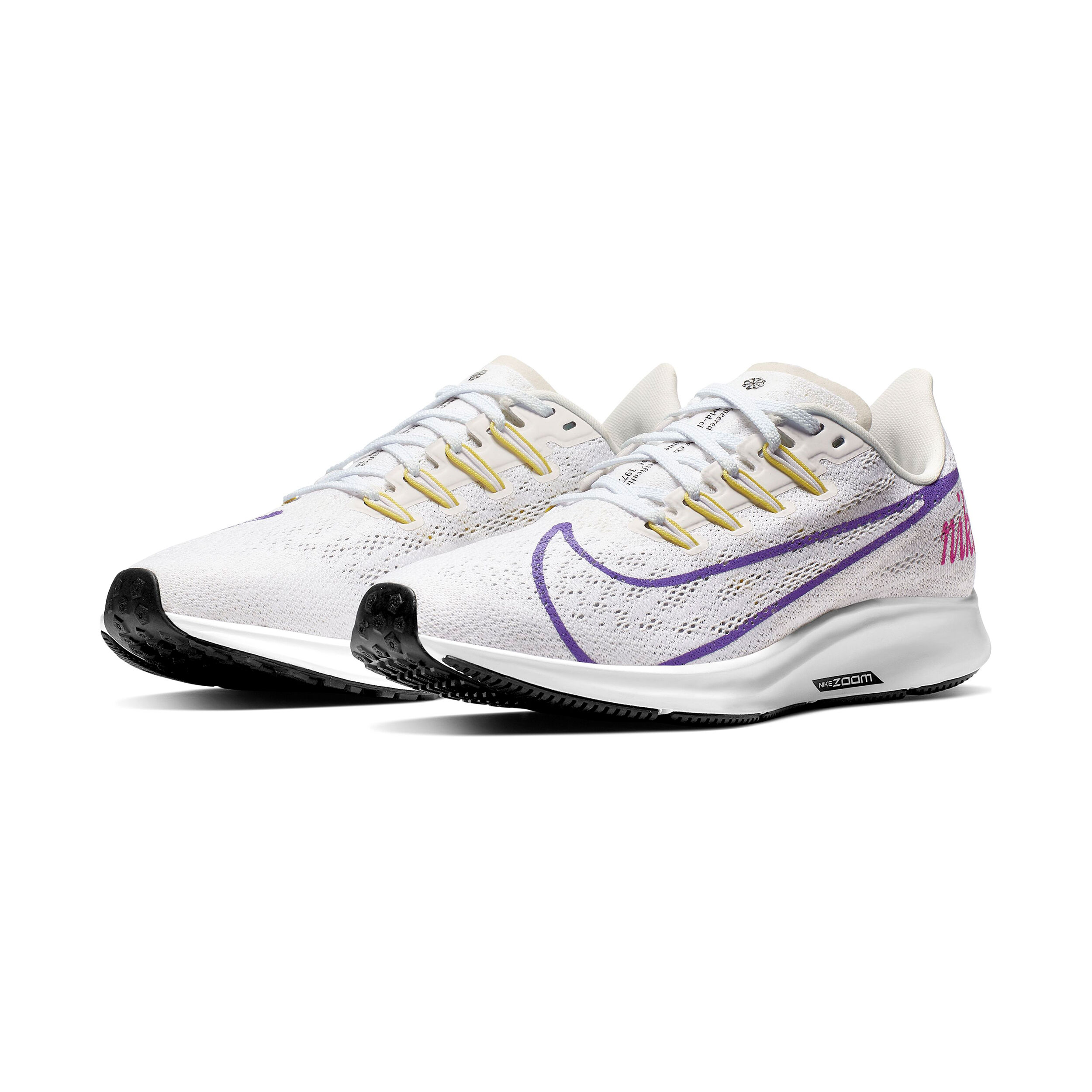 Nike Pegasus Air Zoom 36 Just Do It Neutralschuh Damen WeiB Lila online kaufen Running Point DE
